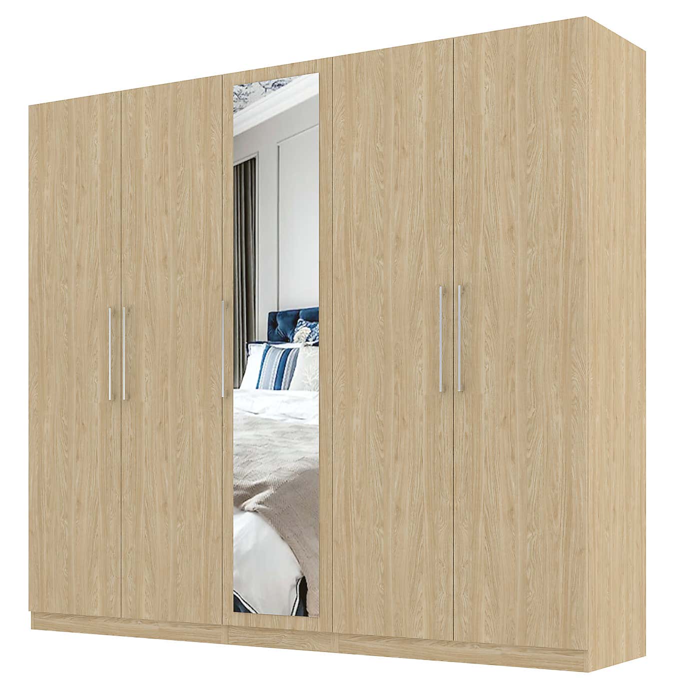 Foster 5 Door Wardrobe