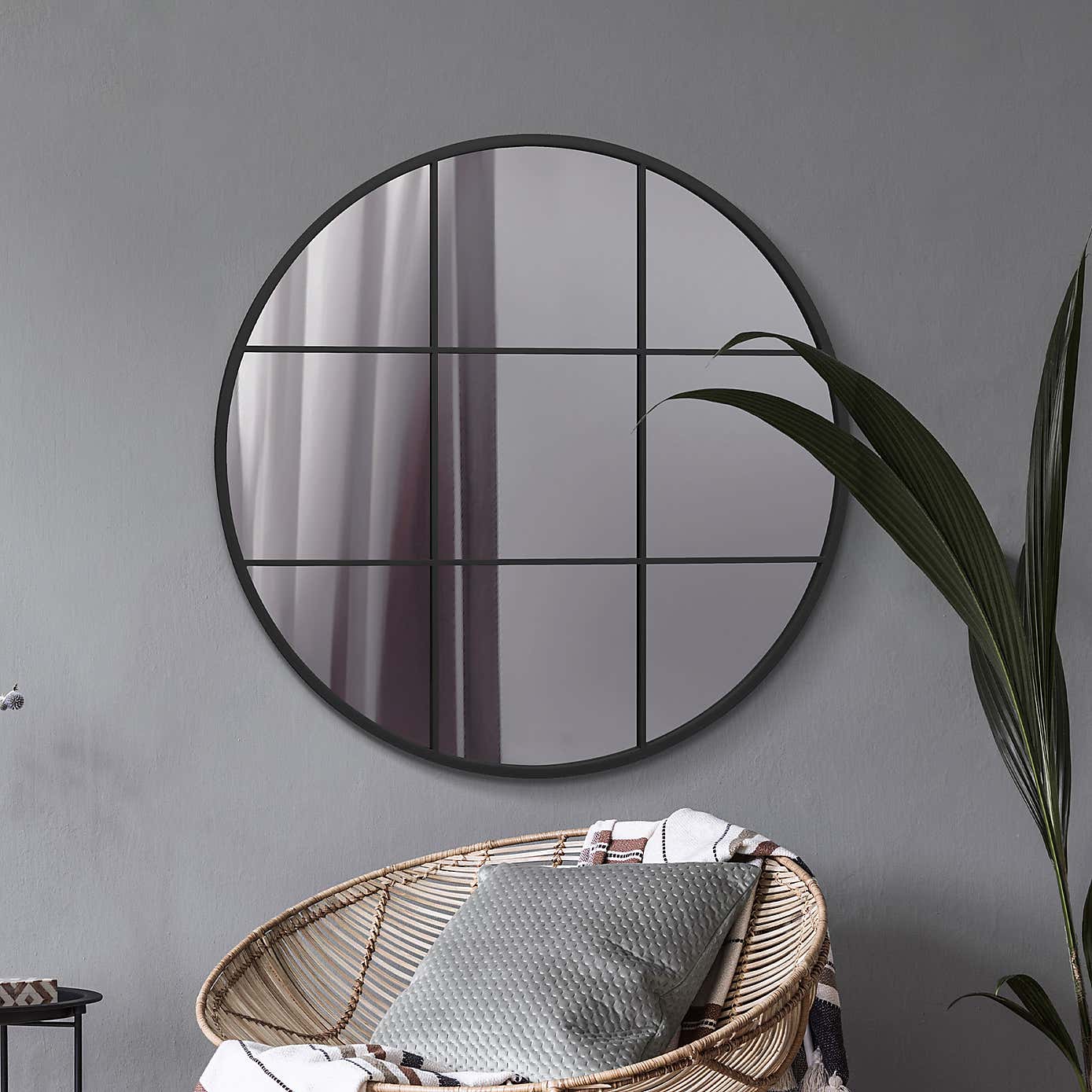 Circulus Window Round Indoor Outdoor Wall Mirror