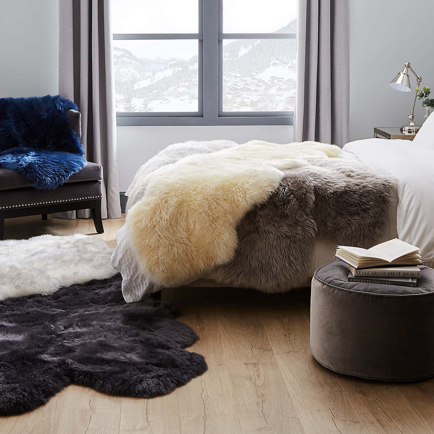 Quad Sheepskin Rug