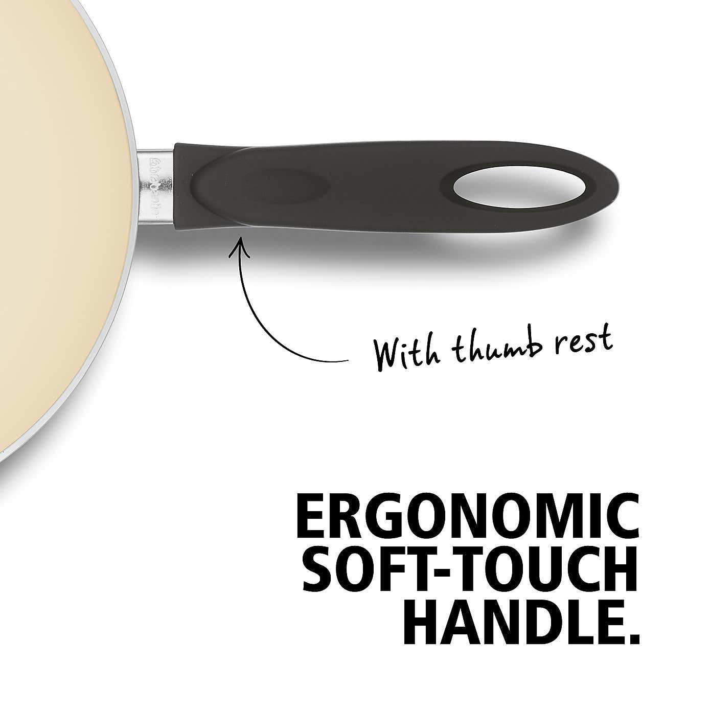 Brabantia Non-Stick Aluminium Sage Frying Pan, 24cm