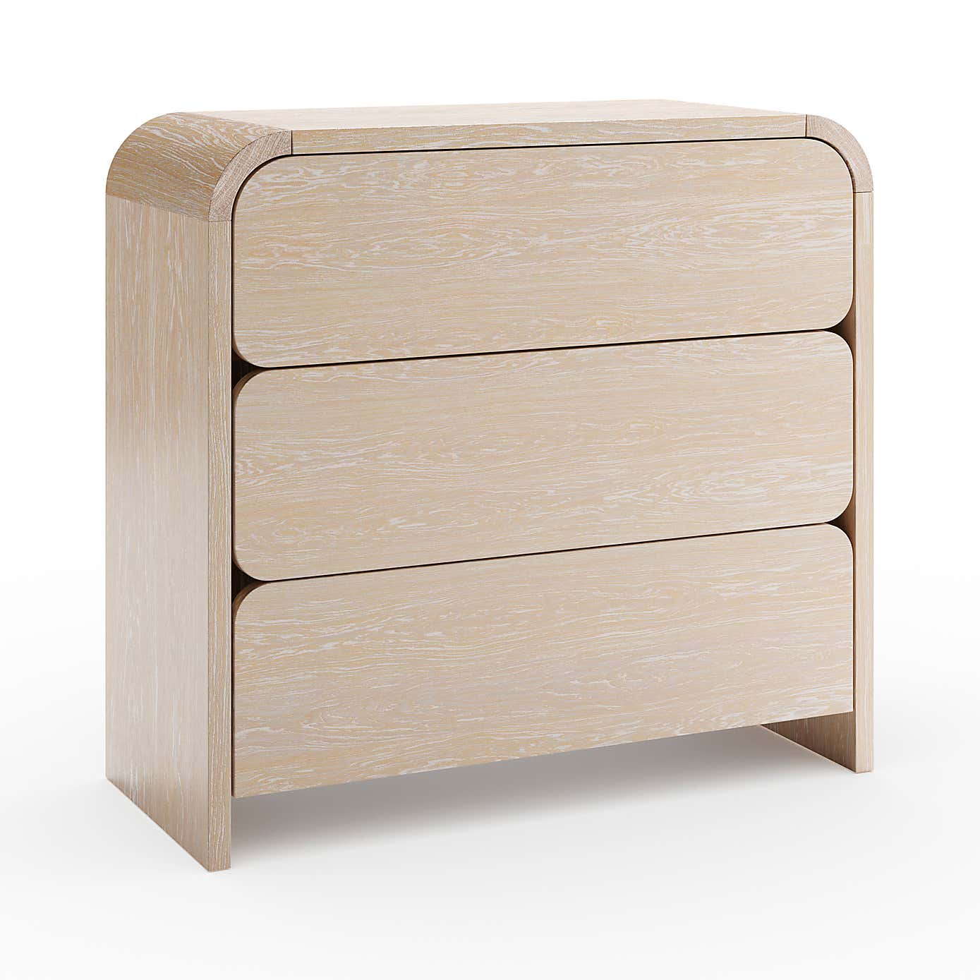 Bennett 3 Drawer Chest, Light Oak