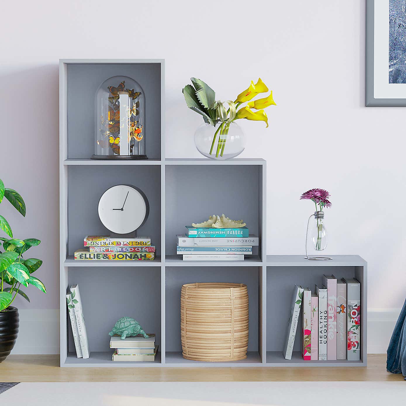 Vida Designs Durham 6 Cube Staircase Storage Unit