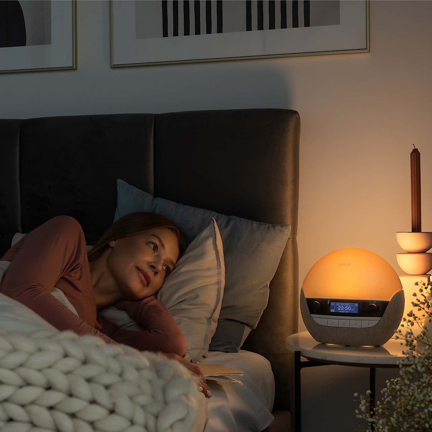 Lumie Bodyclock Luxe 700FM Digital Alarm Clock