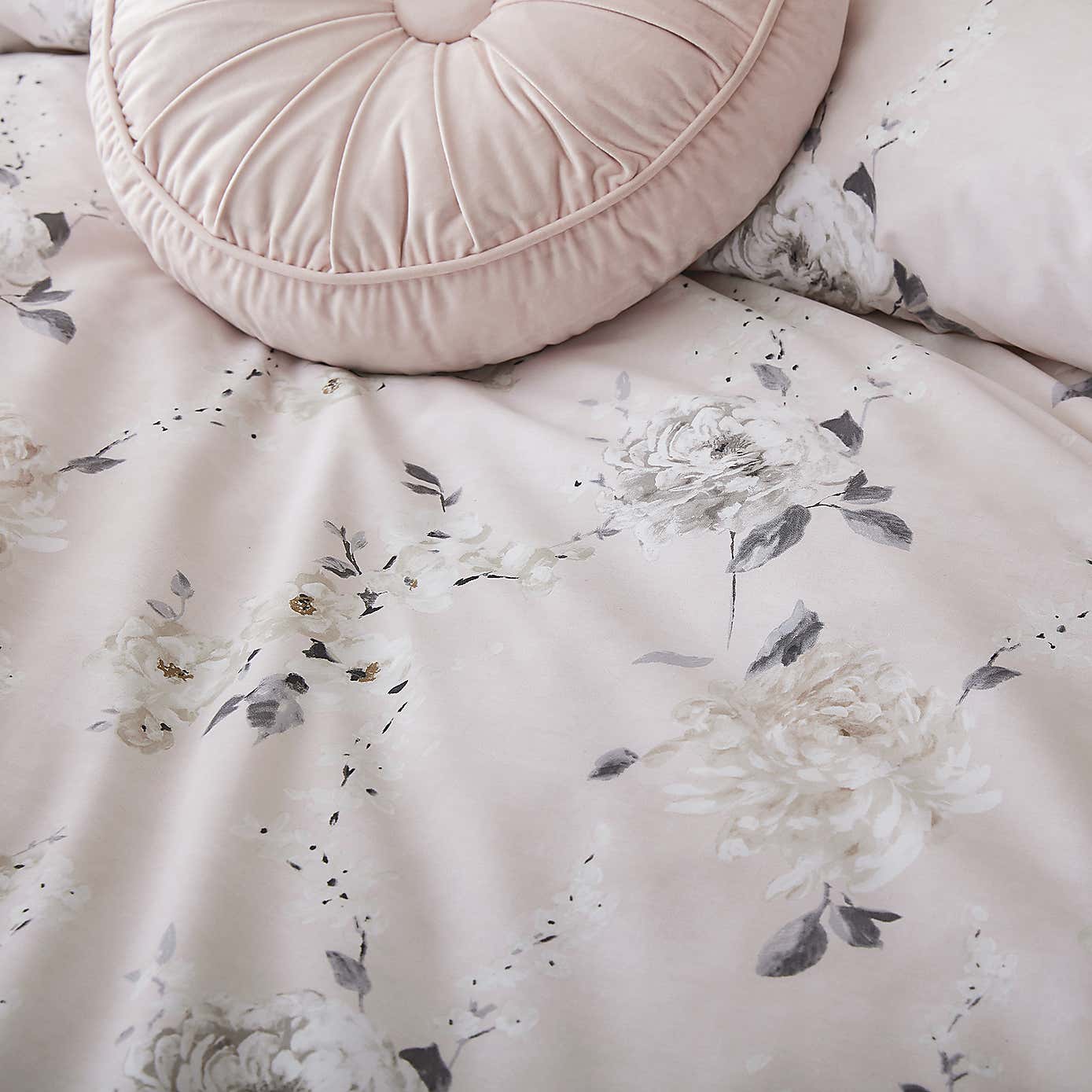 Holly Willoughby Keeley Pink Duvet Cover & Pillowcase Set
