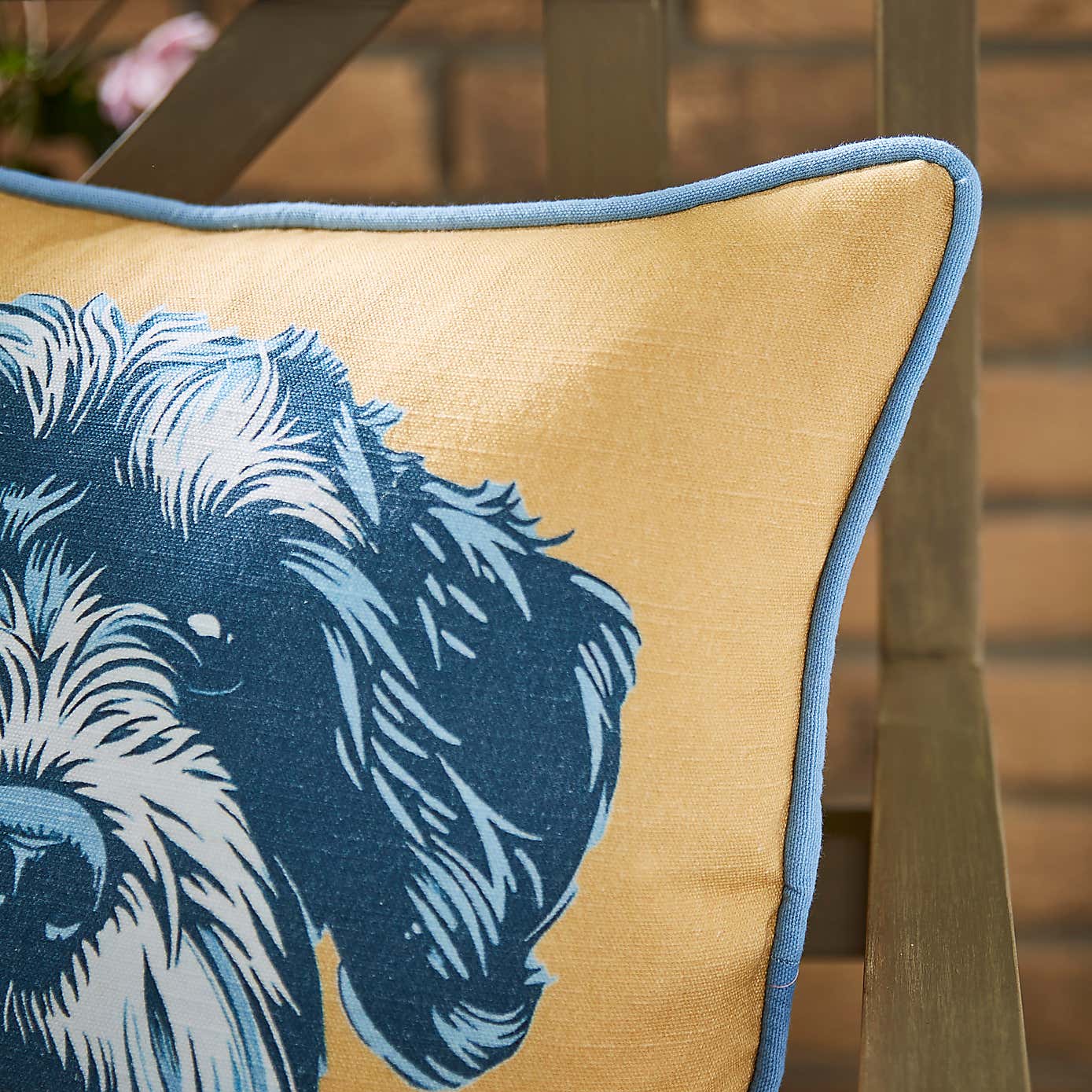 Shnauzer Outdoor Square Cushion