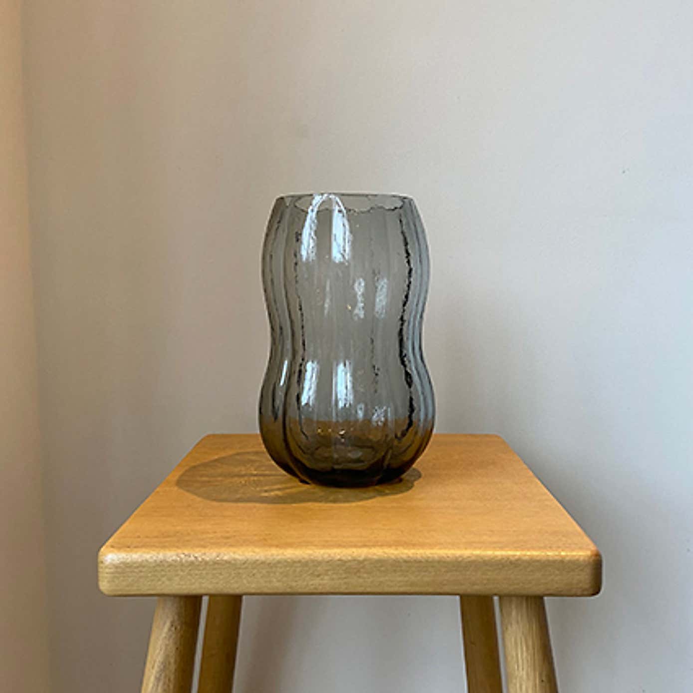 Hestia Glass Black Vase