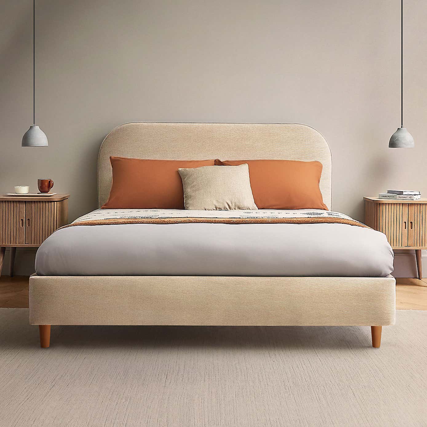 Silentnight Fara Bed Frame, Velvet