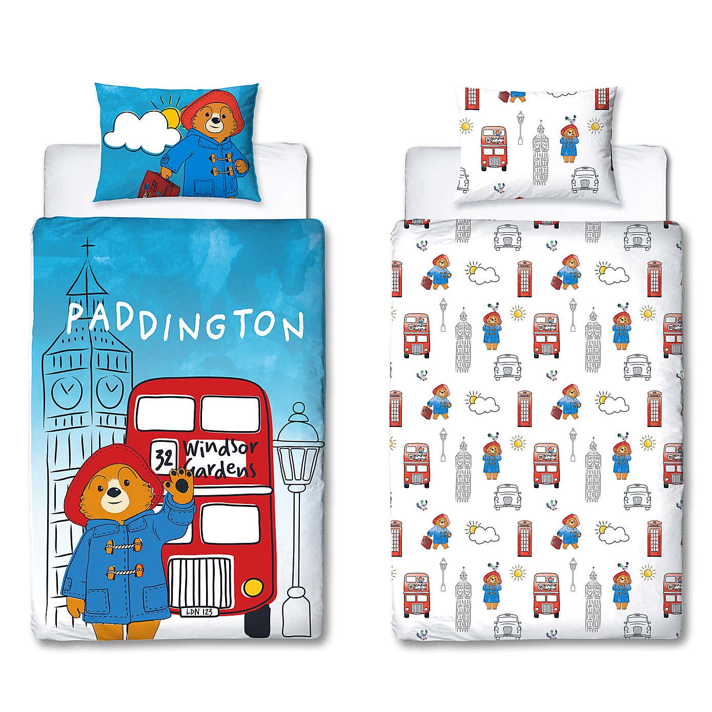 Paddington Station Single Duvet Cover and Pillowcase Set
