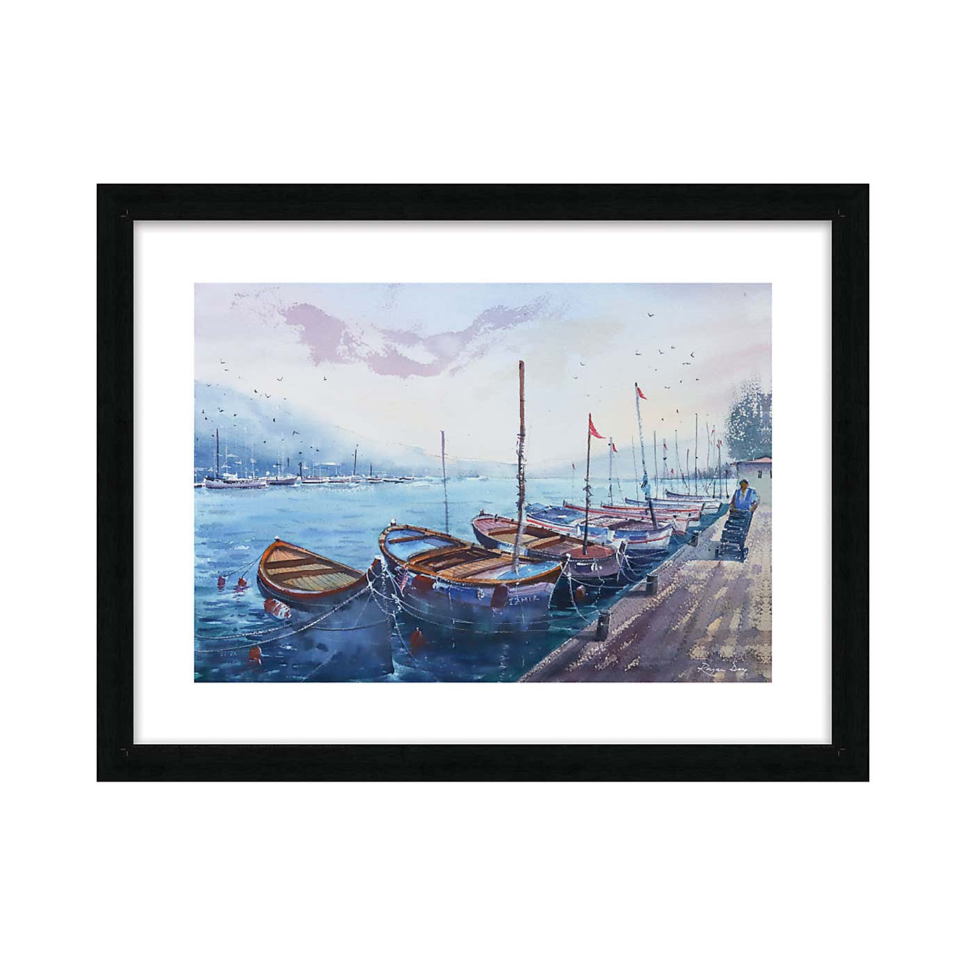 The Art Group Getting Ready Framed Print