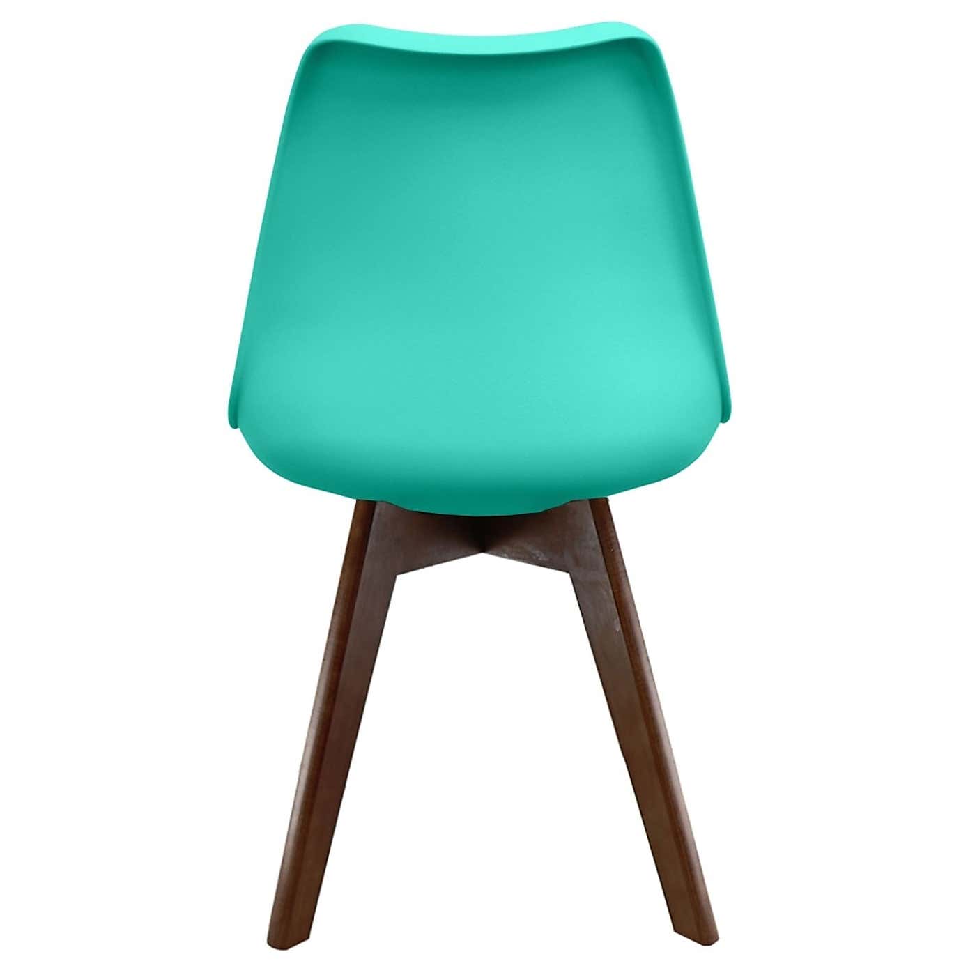Fusion Living Soho Plastic Dining Chair with Squared Legs