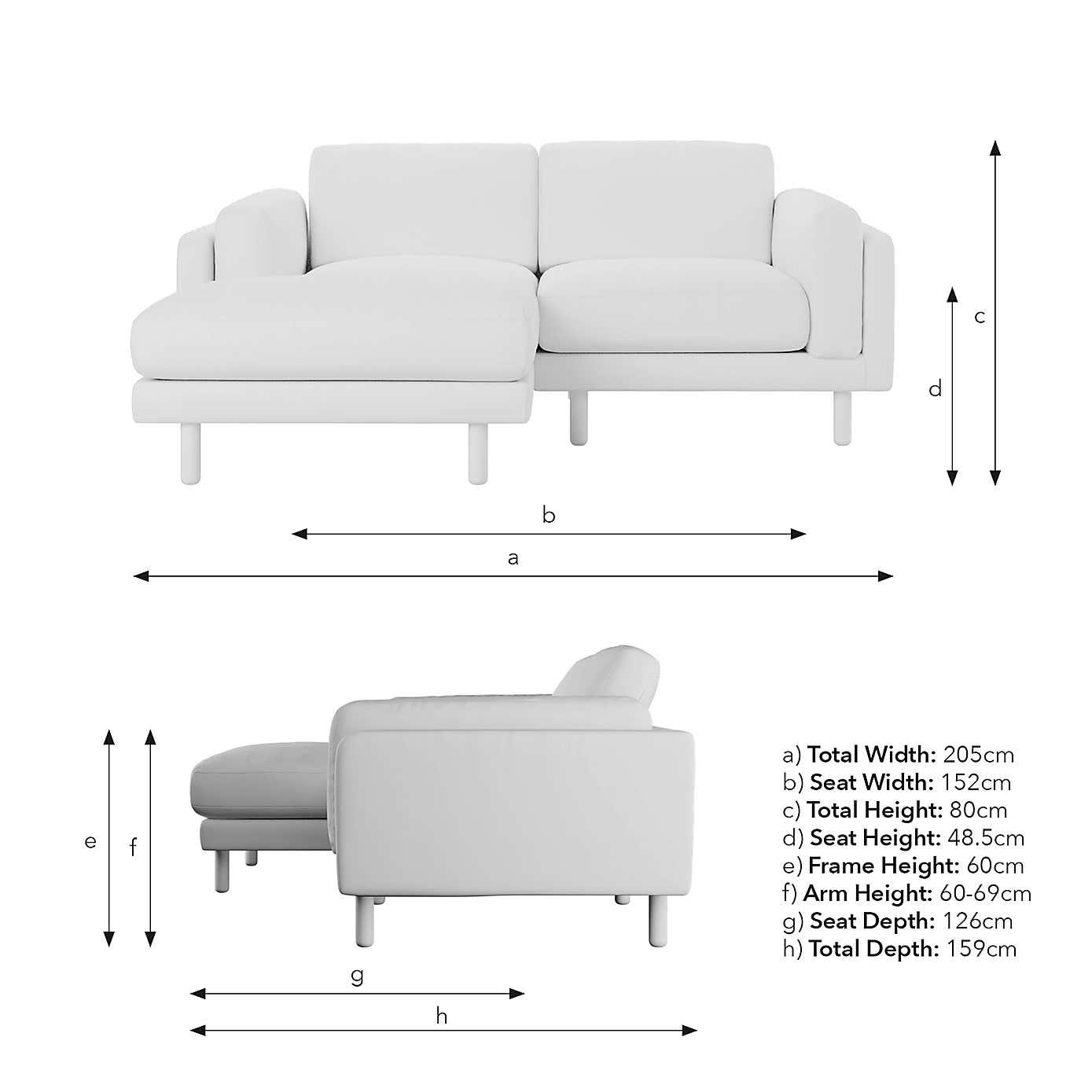 Newton Matte Plush Velvet Corner Chaise Sofa
