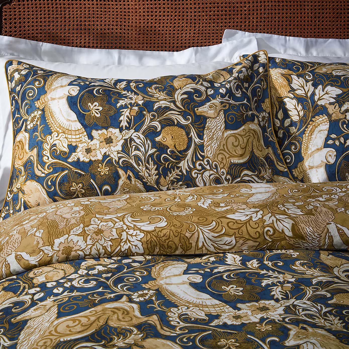 Paoletti Harewood 100% Cotton Duvet Cover & Pillowcase Set