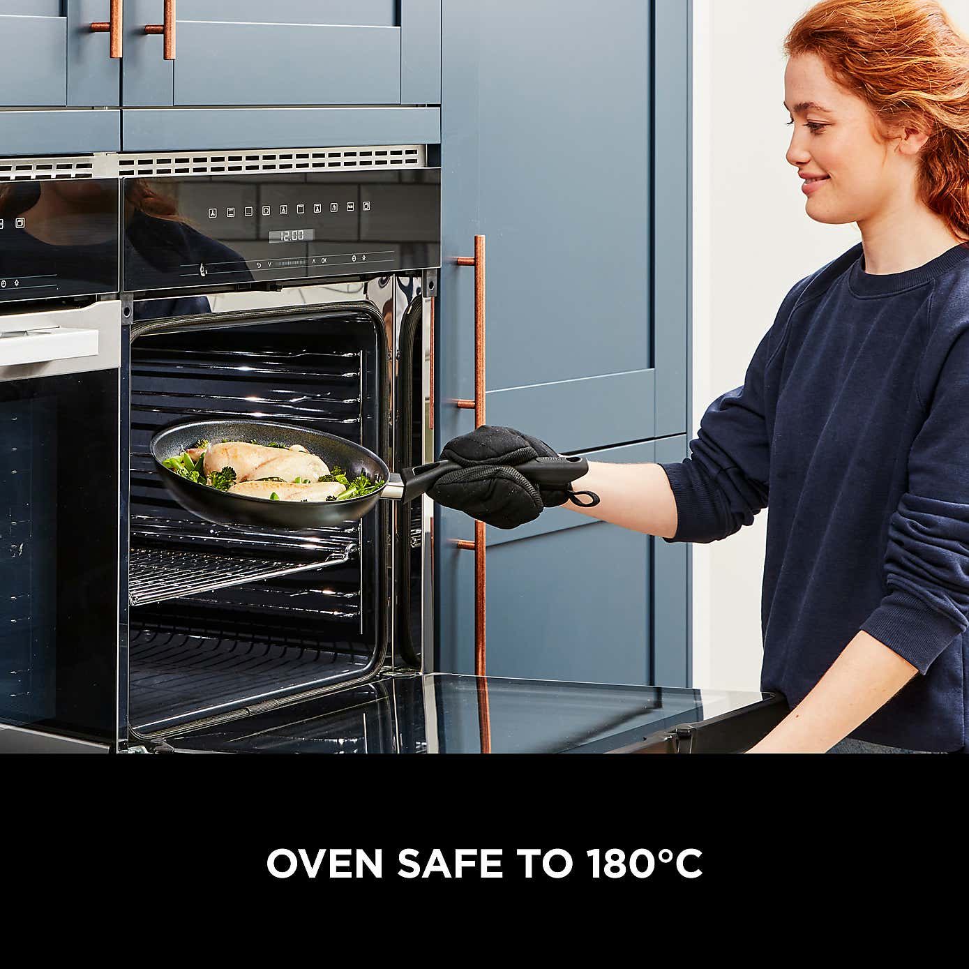 Ninja ZEROSTICK Hard Anodised Classic Frying Pan, 24cm