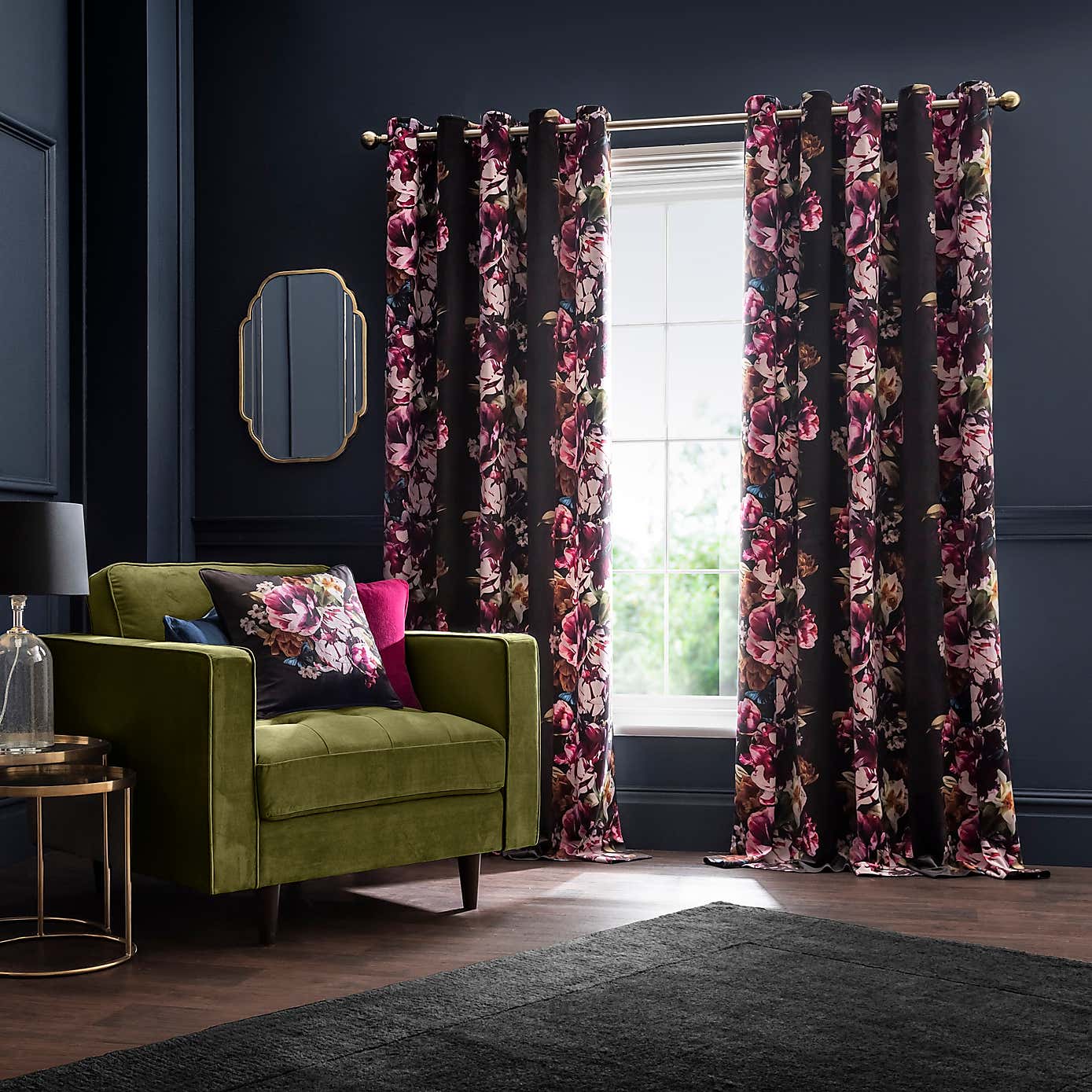 Maximalism Eyelet Curtains
