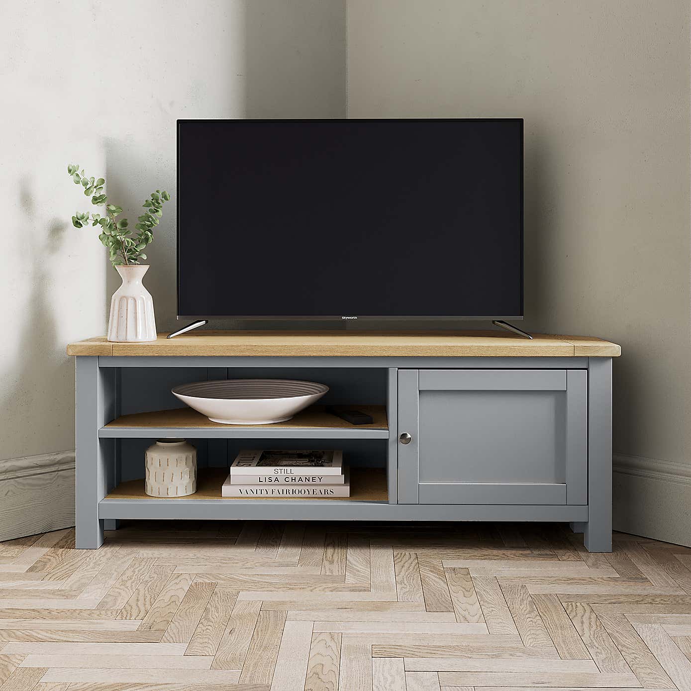 Olney Corner TV Unit Stone
