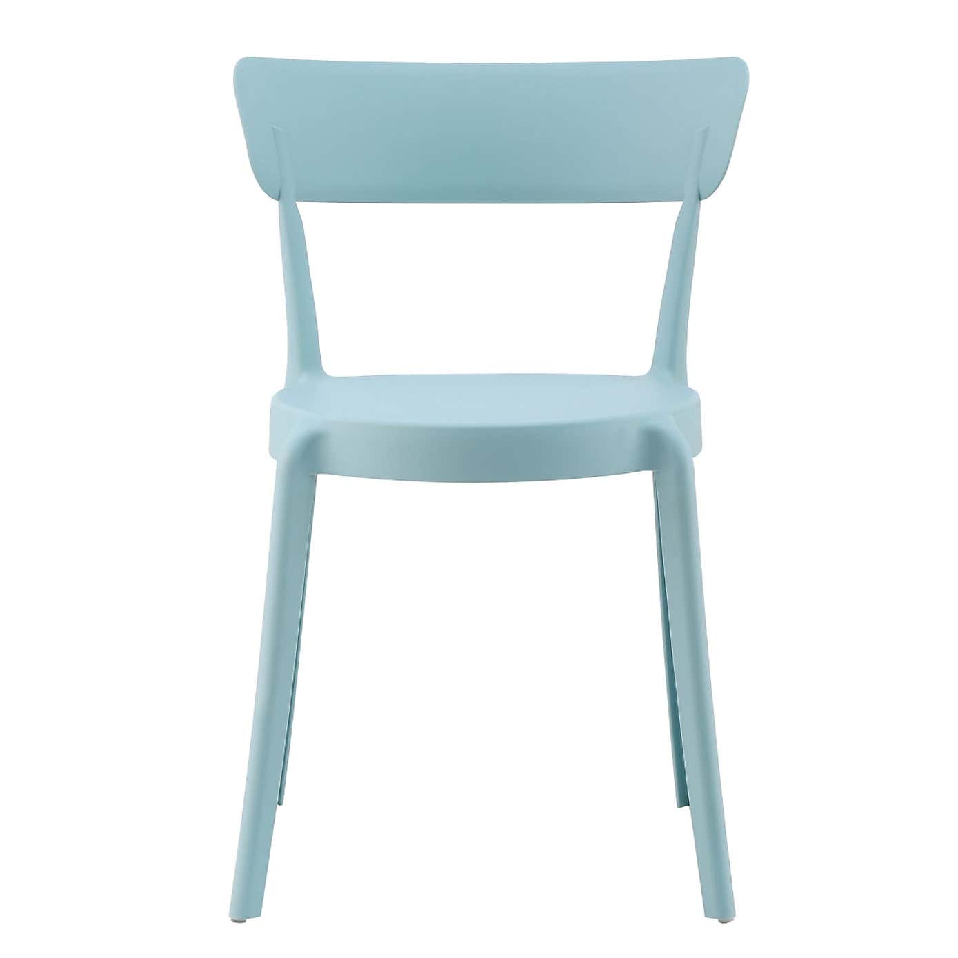 Fusion Living Plastic Bistro Dining Chair