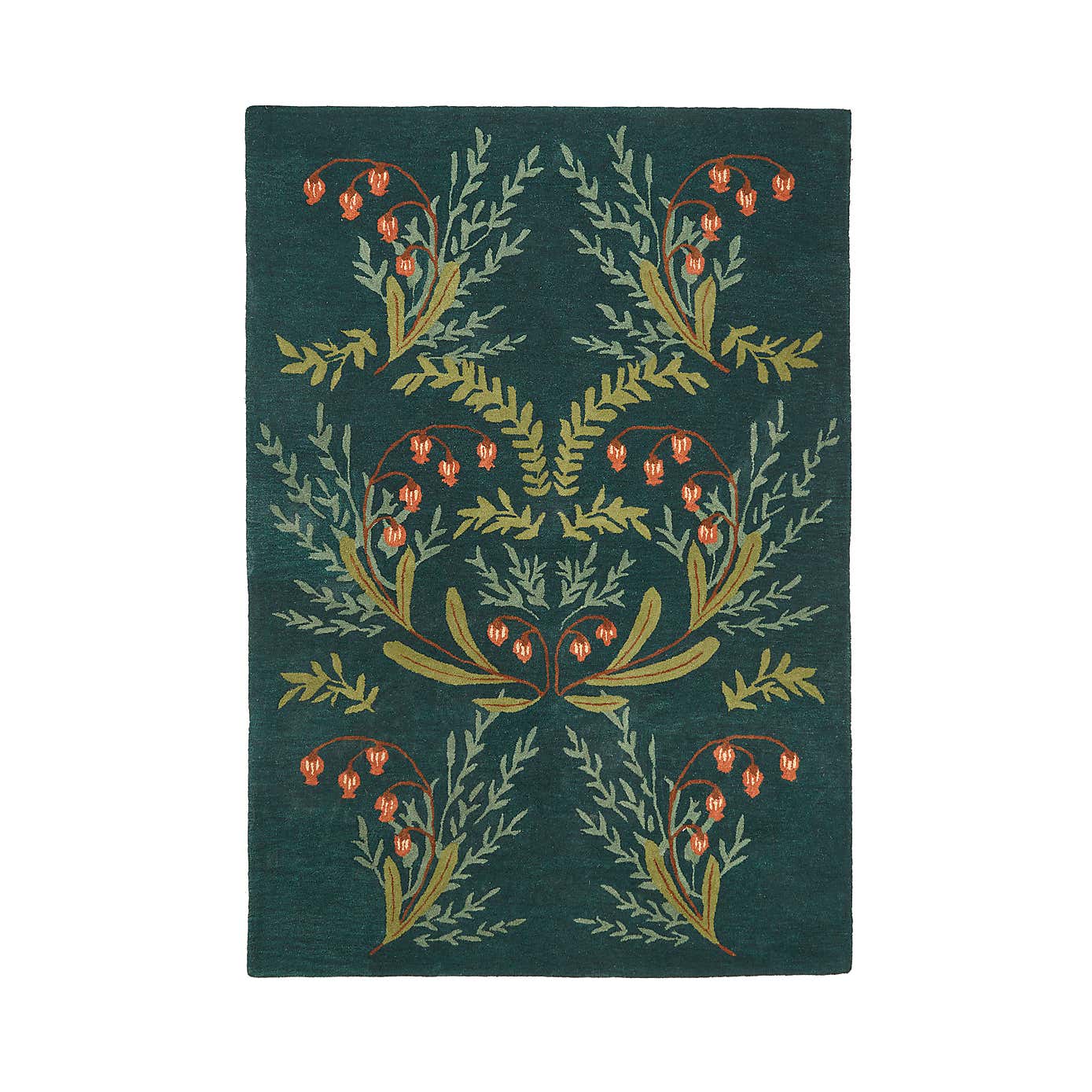 Moorland Floral Wool Rug