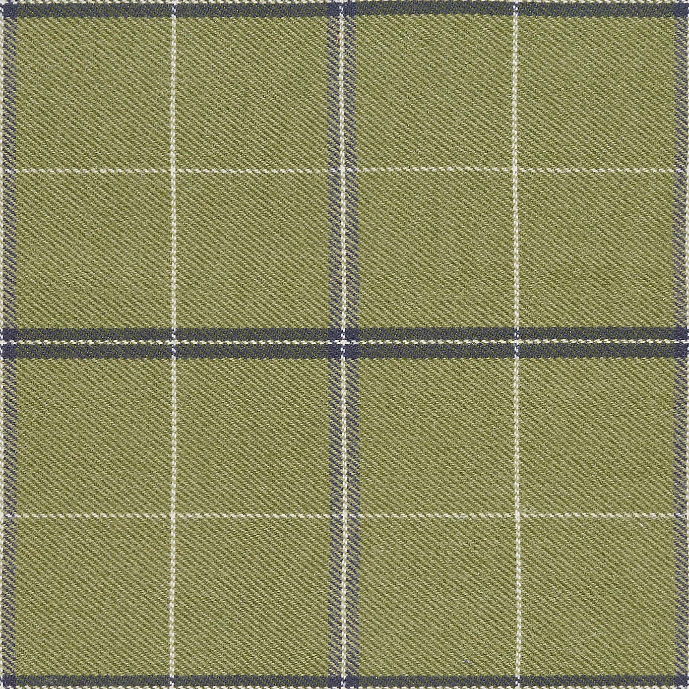 Oswald Check Armchair Green