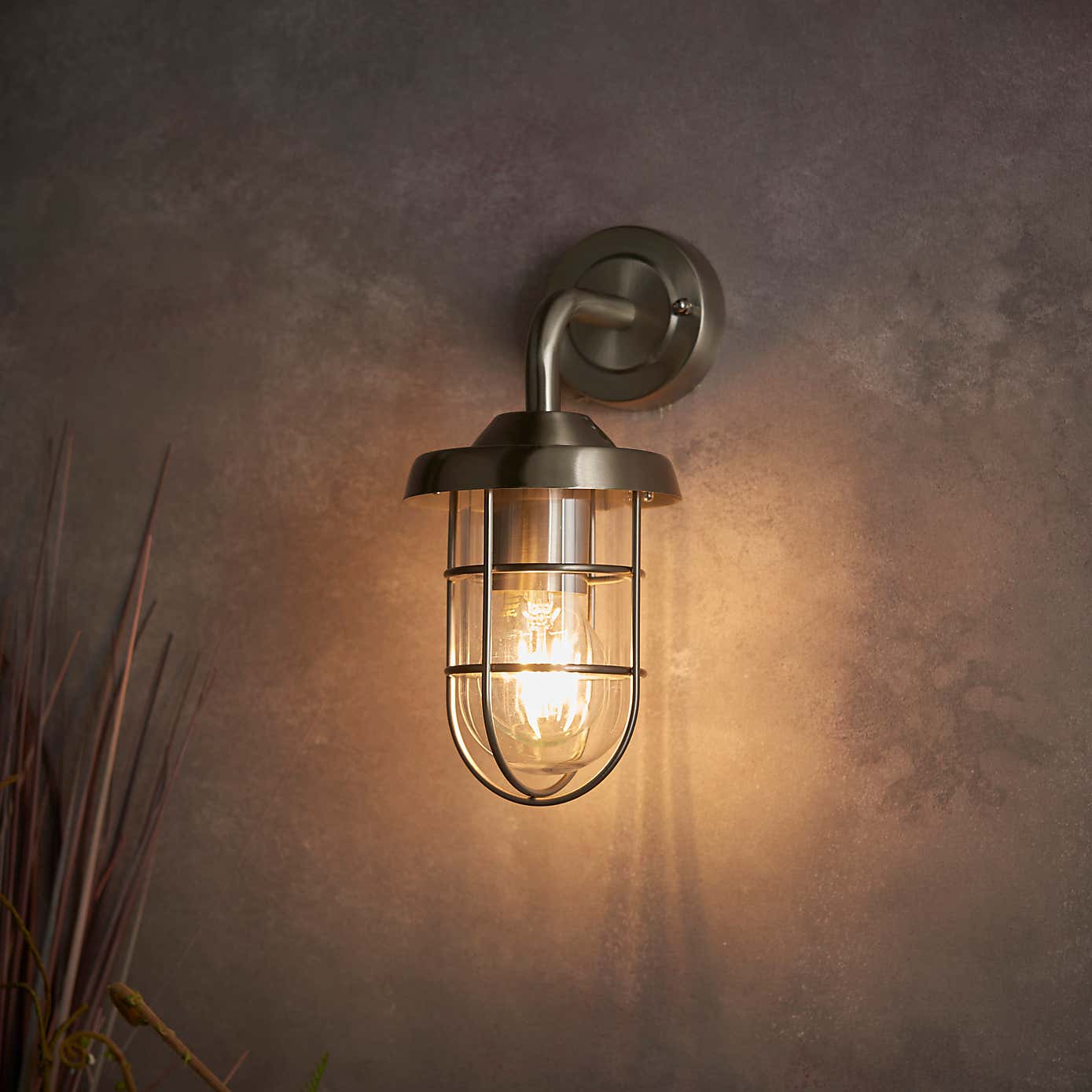 Barker Industrial Outdoor Wall Light