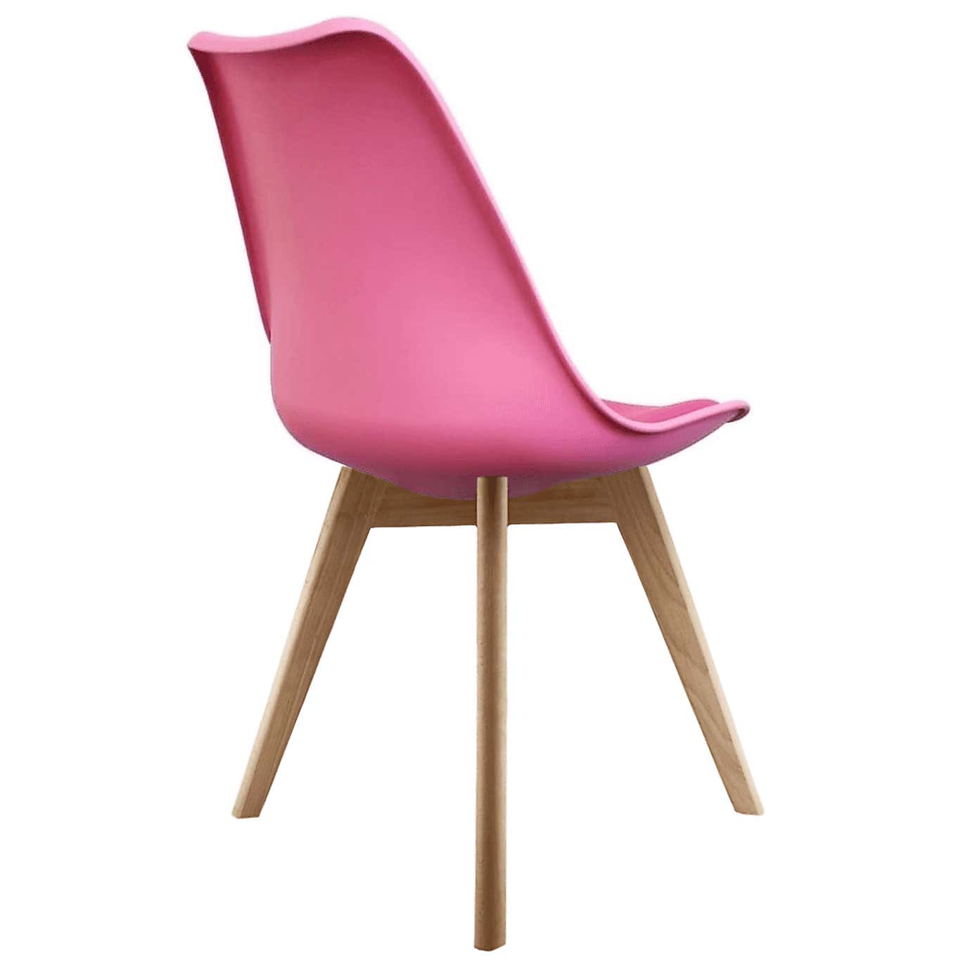 Fusion Living Soho Plastic Dining Chair with Squared Legs