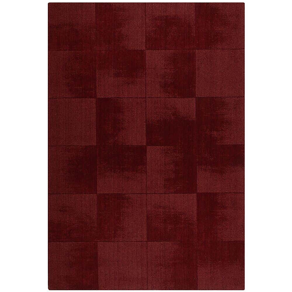 Ombre Checkerboard Wool Rug