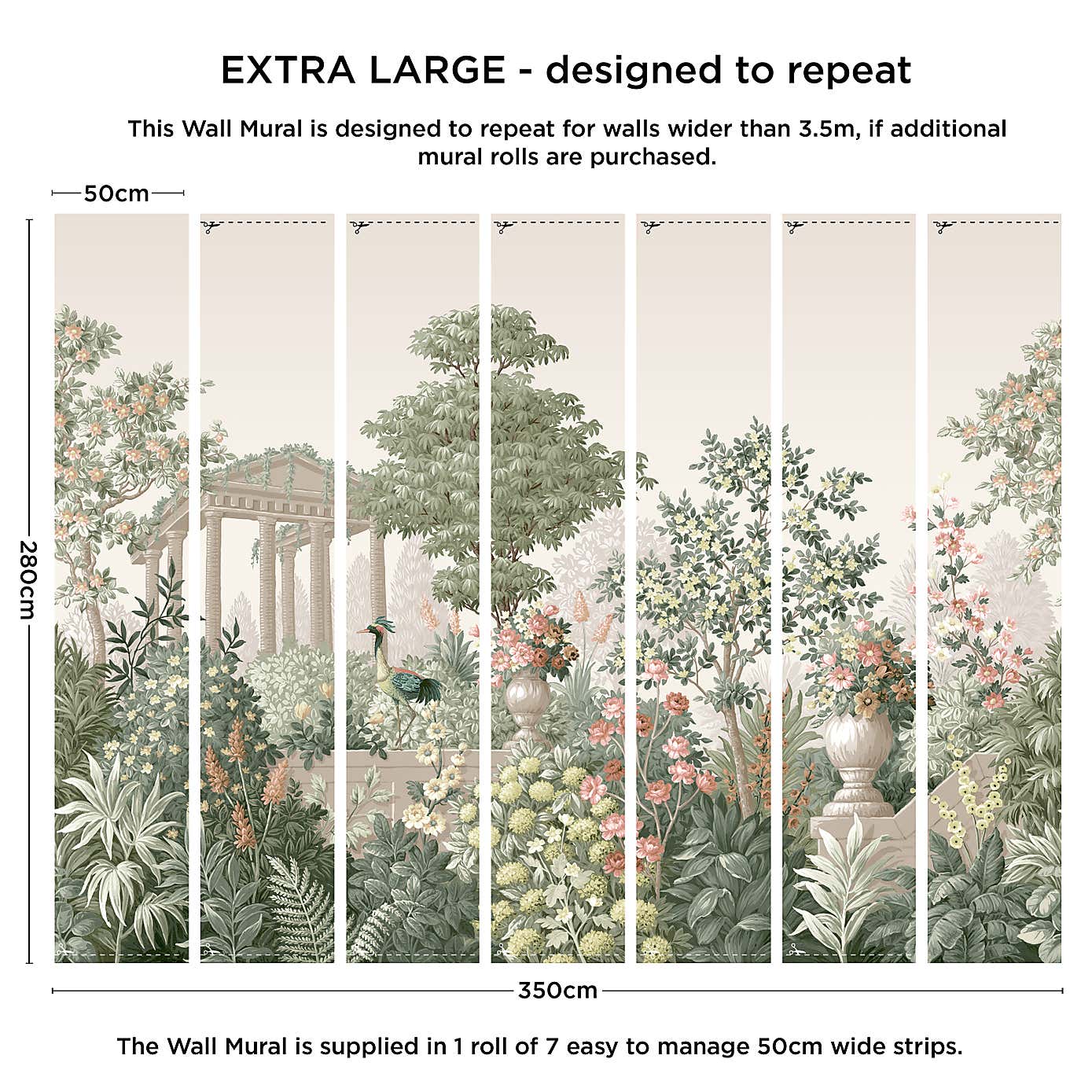 Cranberry and Laine Landscape Garden Wall Mural