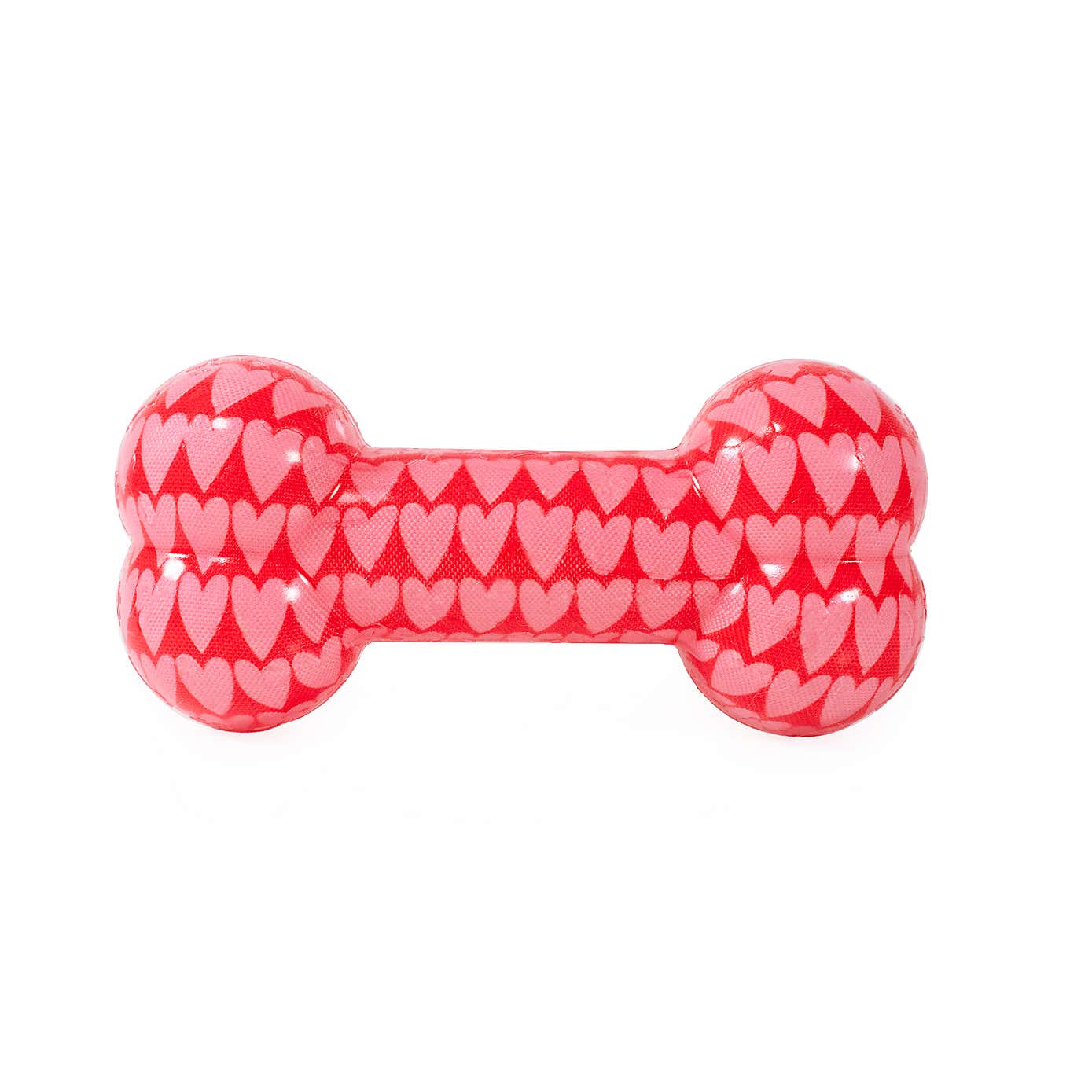 Rosewood Heart Squeaky Bone Dog Toy