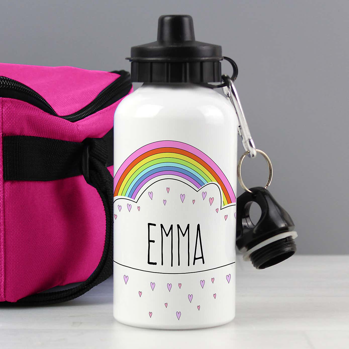 Personalised Rainbow Metal Drinks Bottle