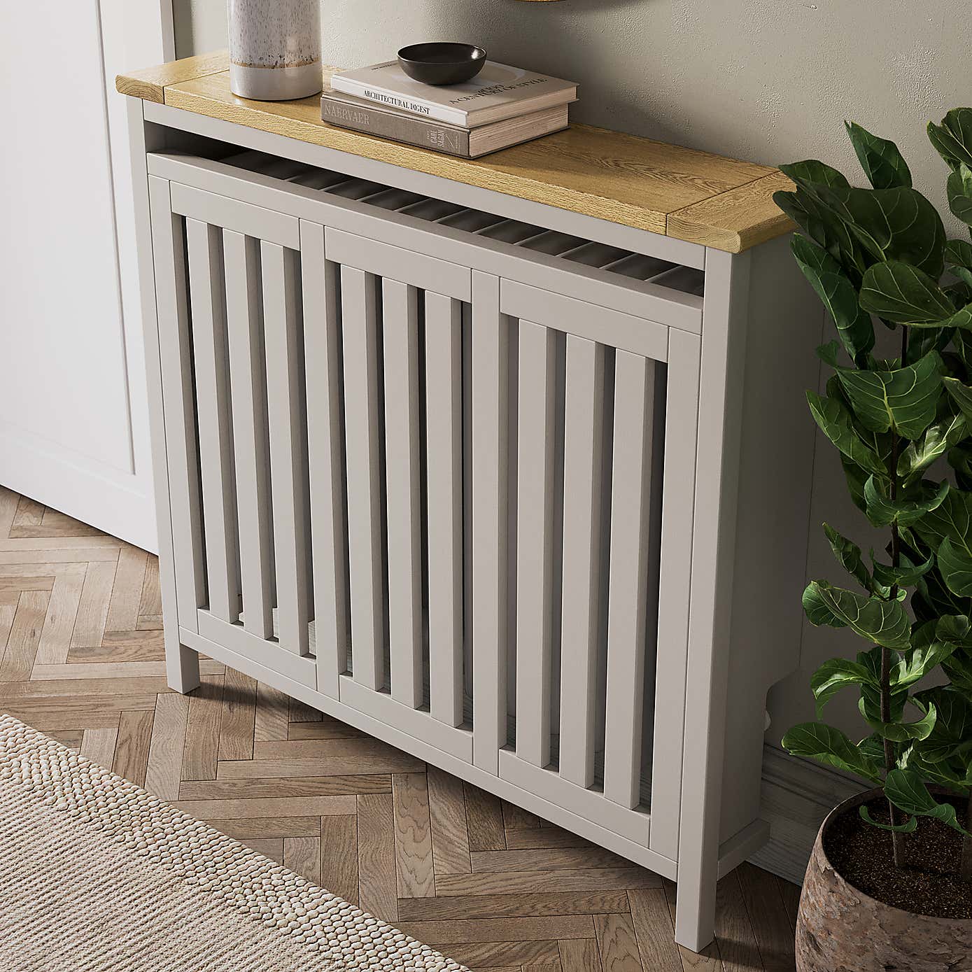 Olney Radiator Cover, Stone