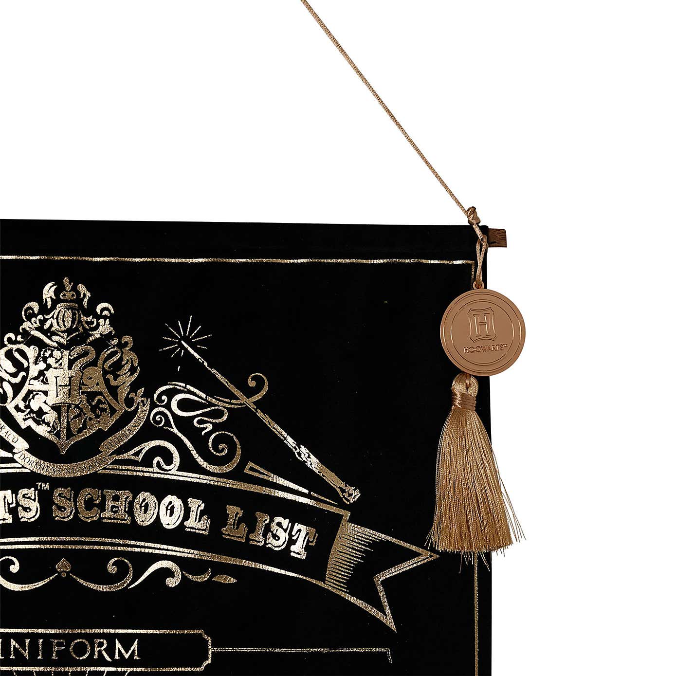 Harry Potter School List Hanging Banner