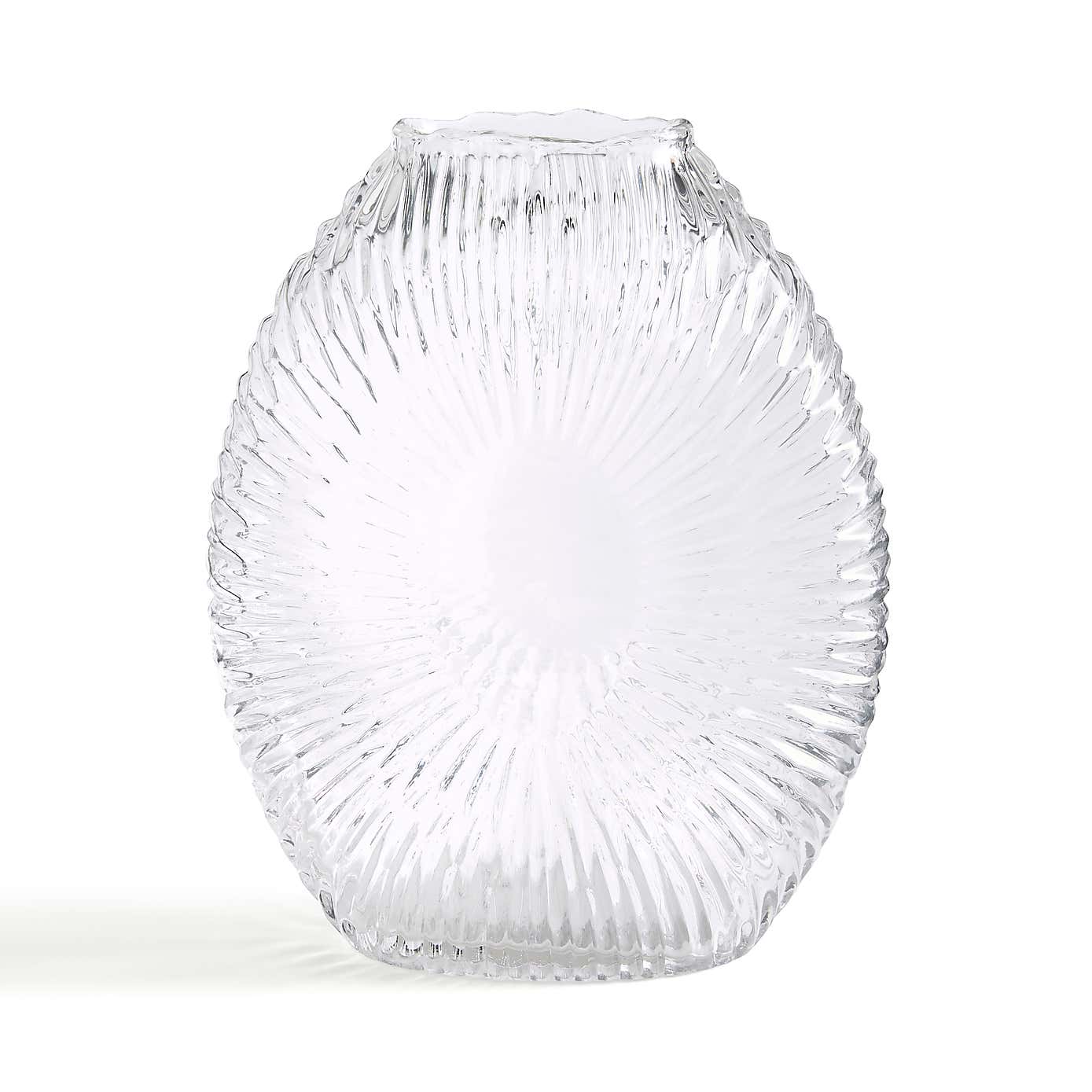 Patterned Burst Glass Vase