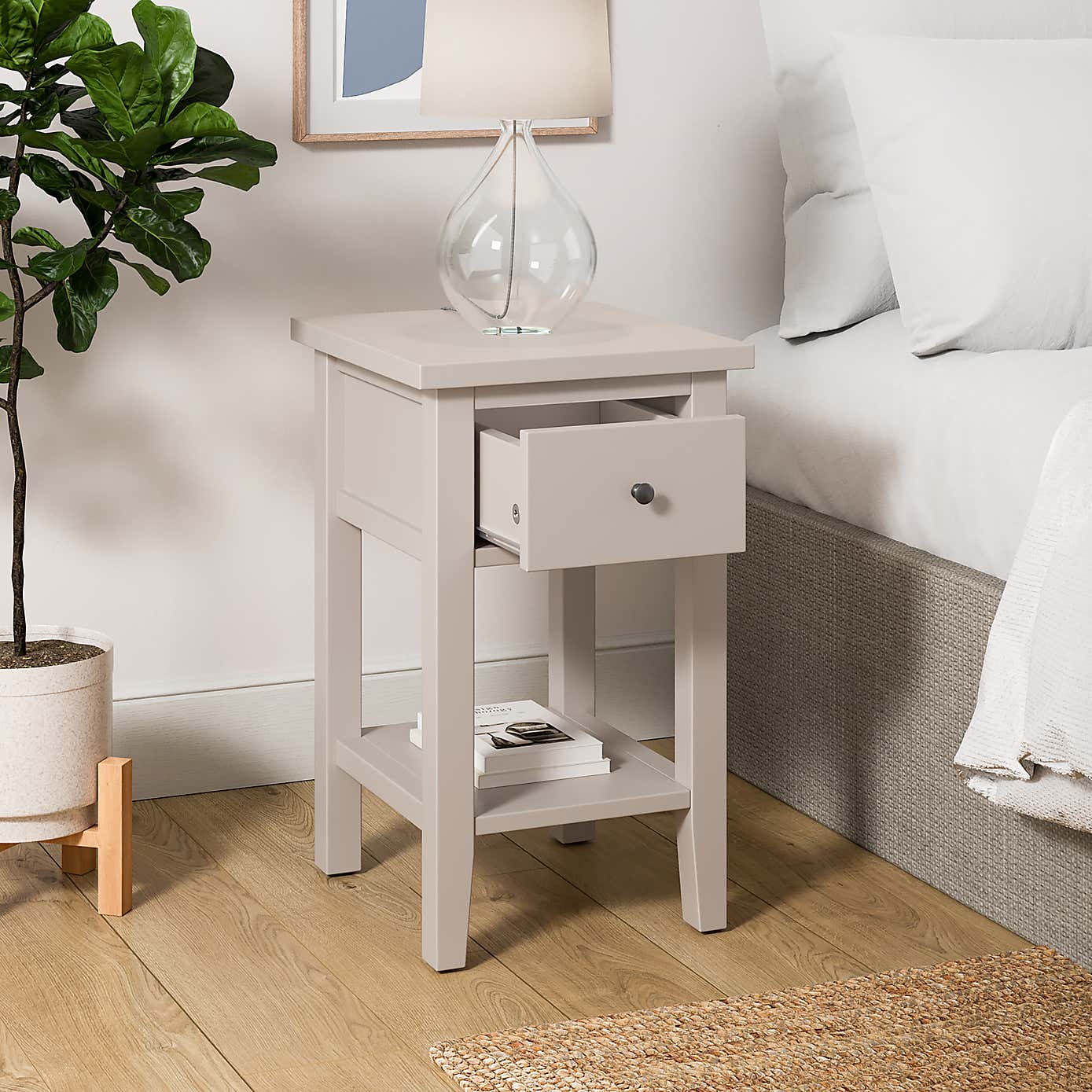 Lynton 1 Drawer Small Bedside Table