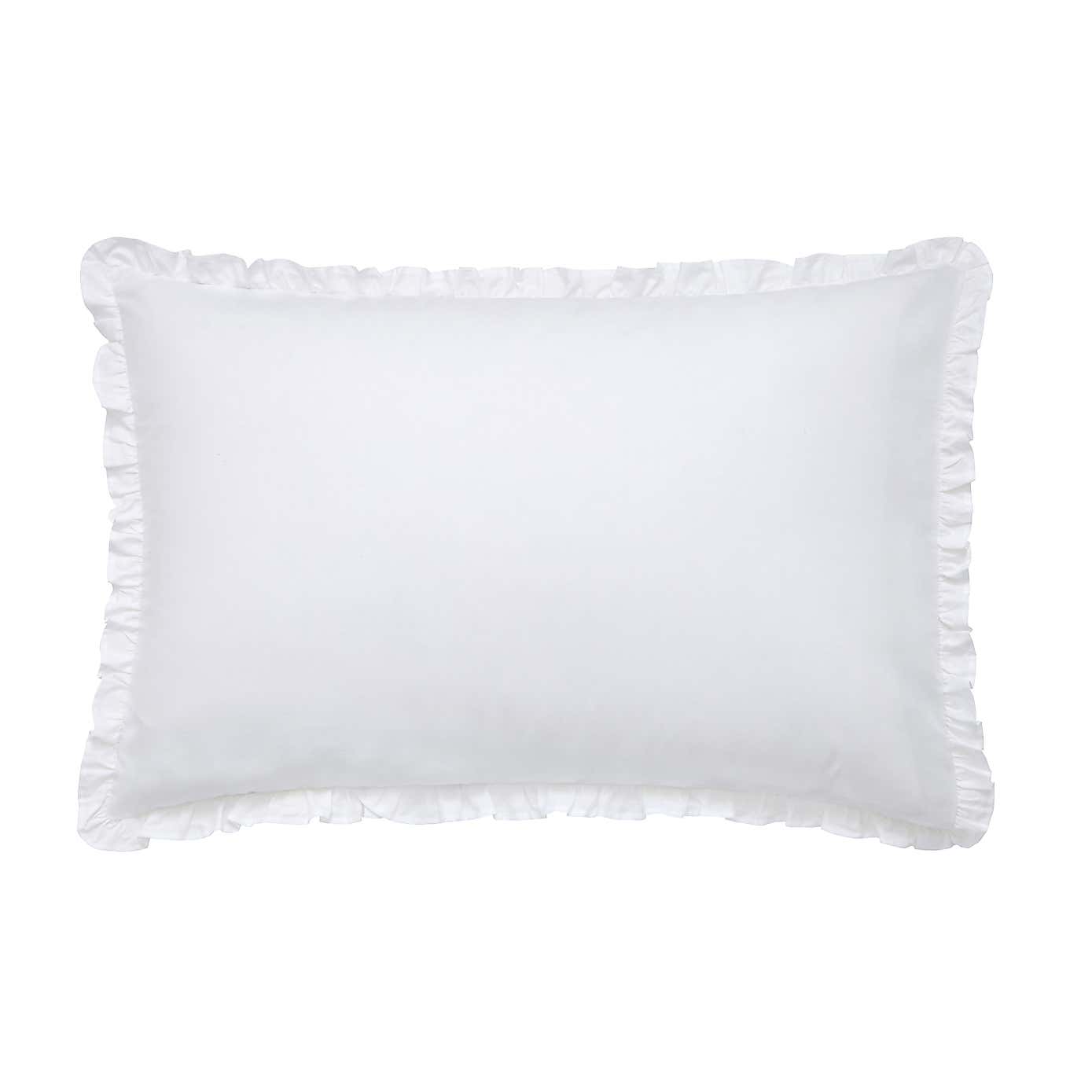 Pure Cotton Frilled Pillowcase