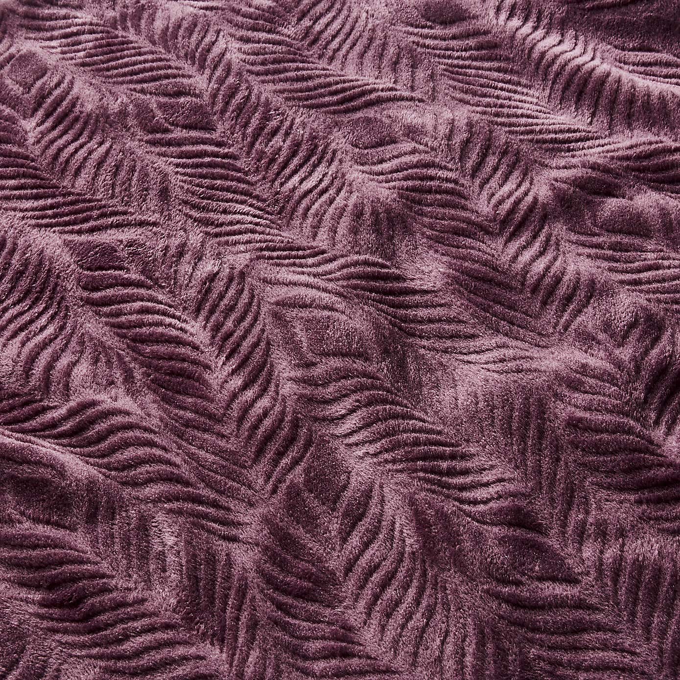 Leila Leaf Fleece Throw 130x170cm