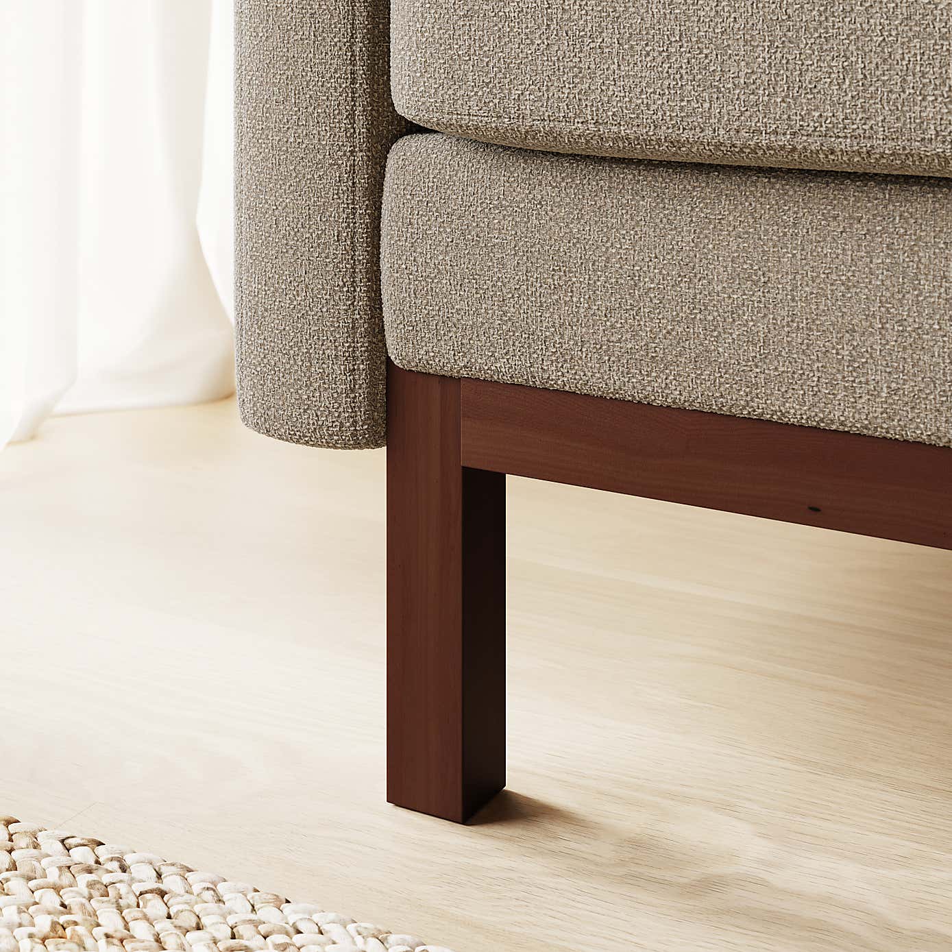 Morton Textured Weave 3 Seater Sofa