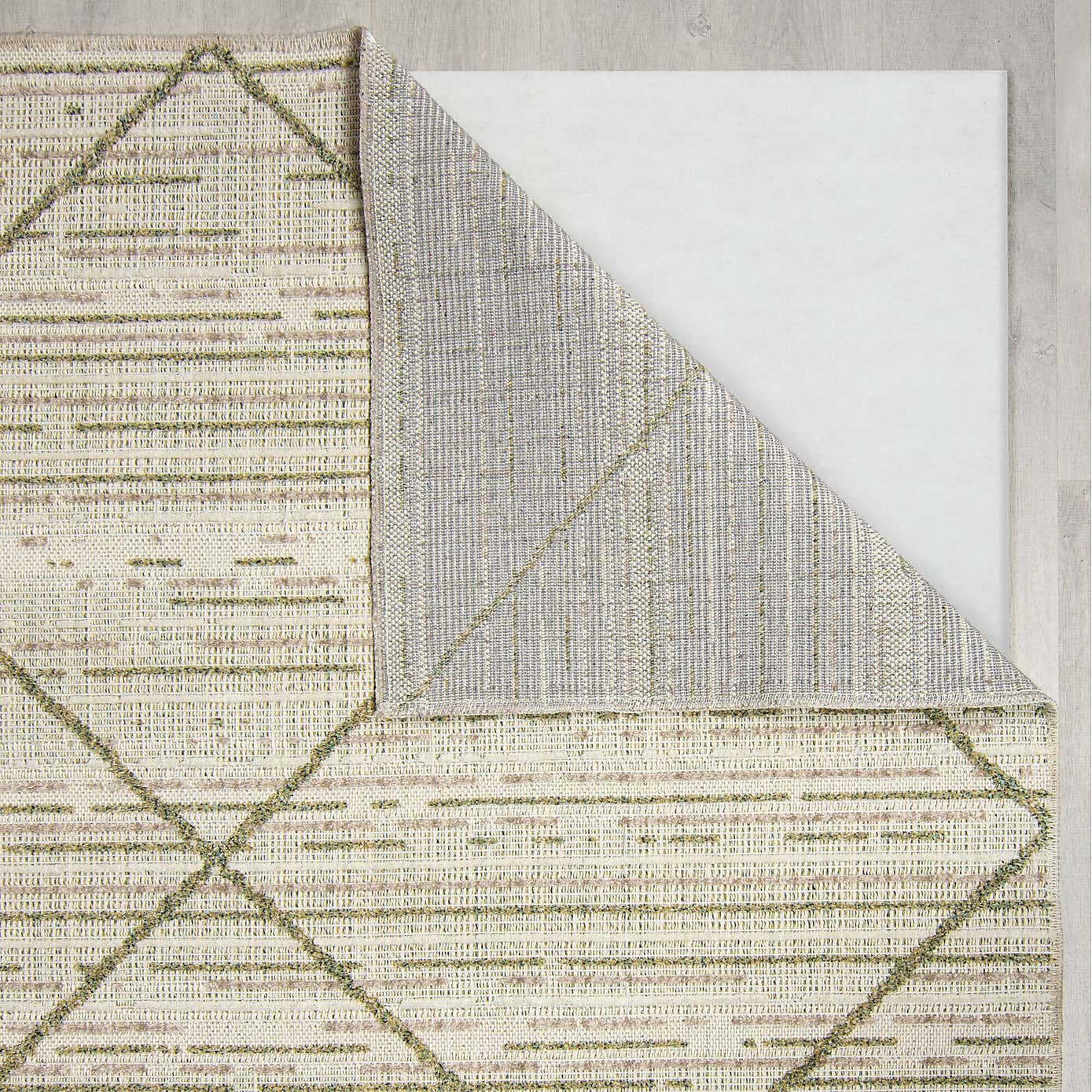 Diamond Tufted Washable Rug