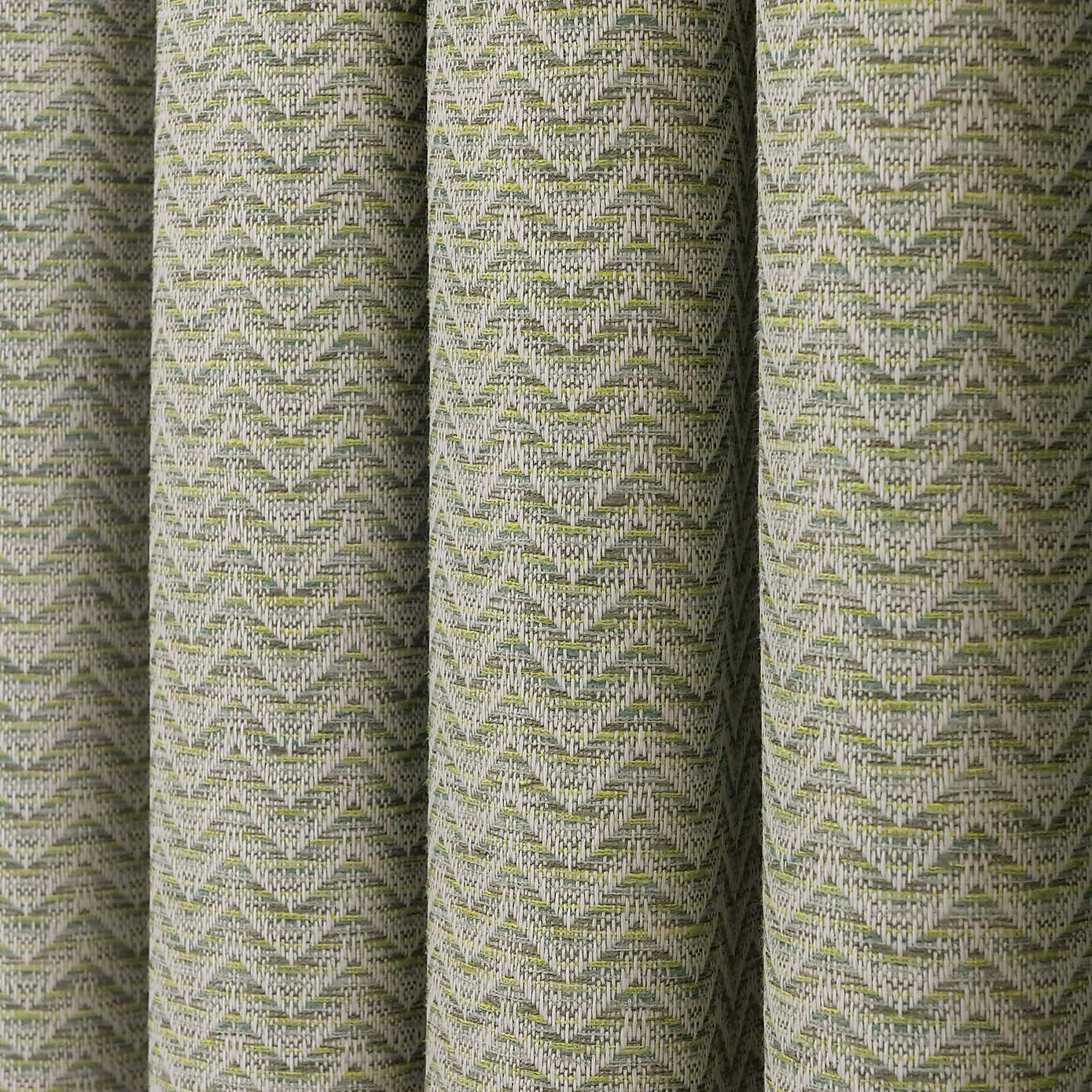 Frankie Herringbone Blackout Eyelet Curtains