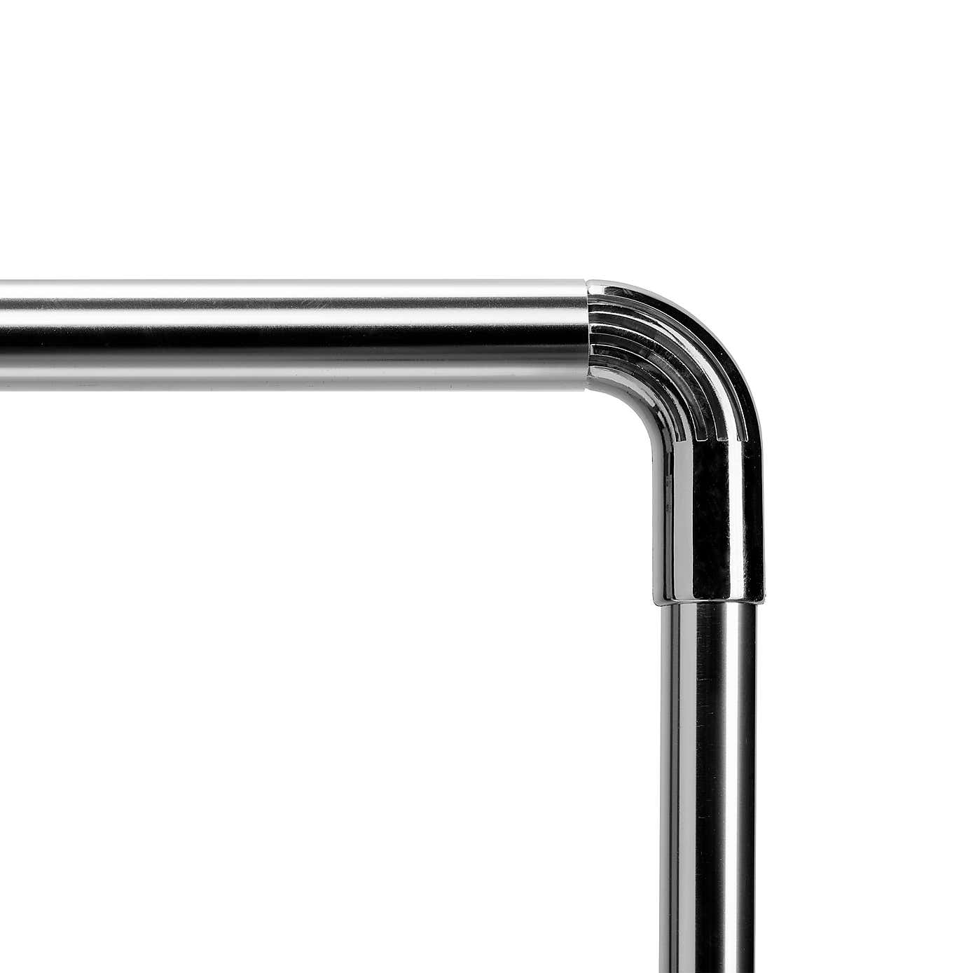 L-Shaped Extendable Shower Rail