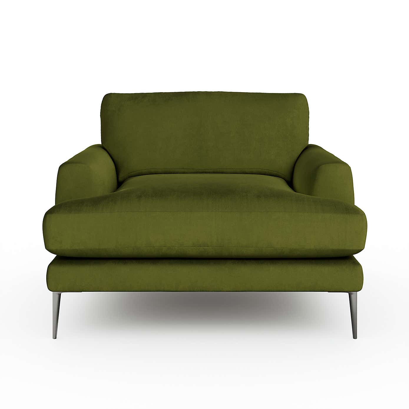 Lawson Matte Plush Velvet Snuggle Chair