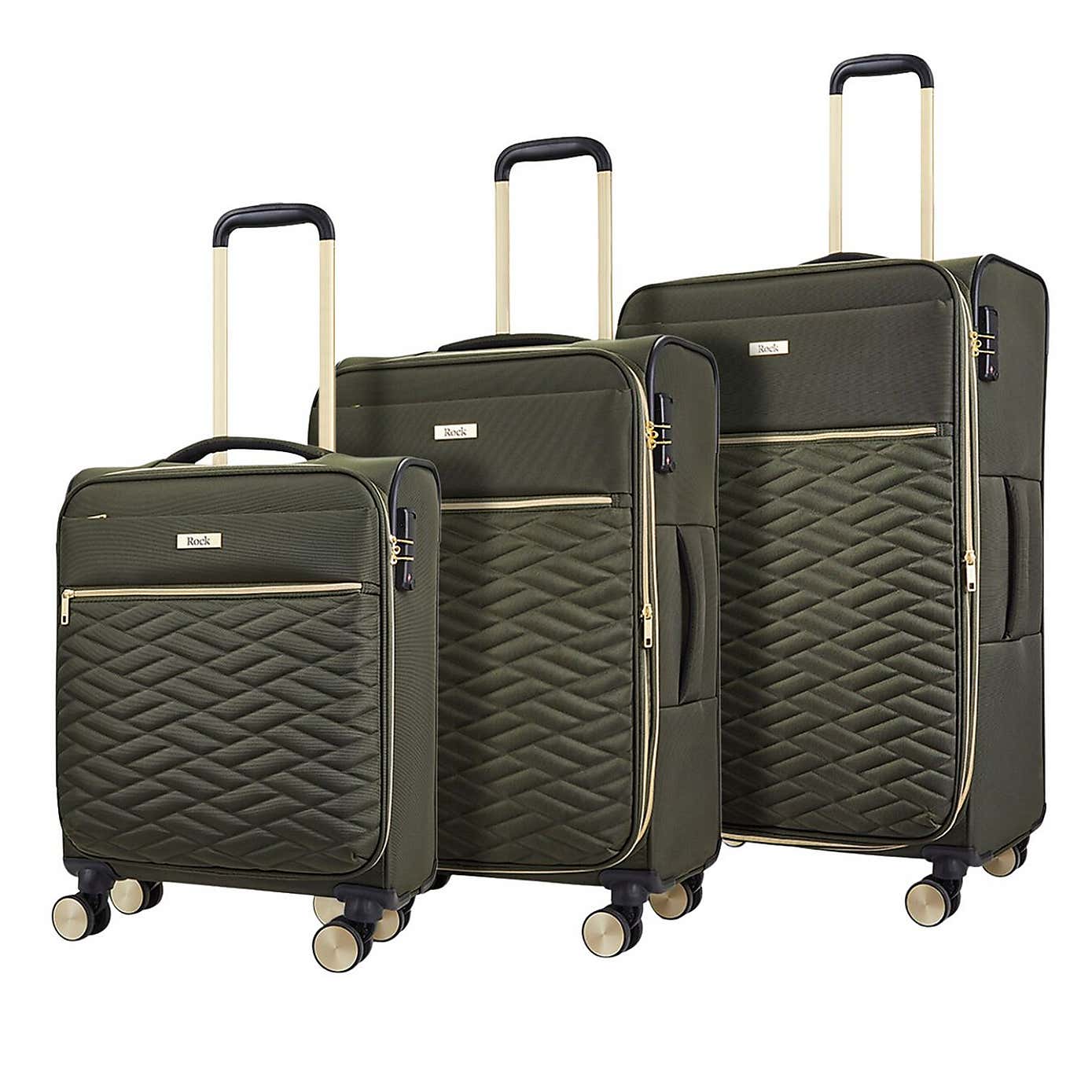 Rock Luggage Sloane Set of 3 Suitcases