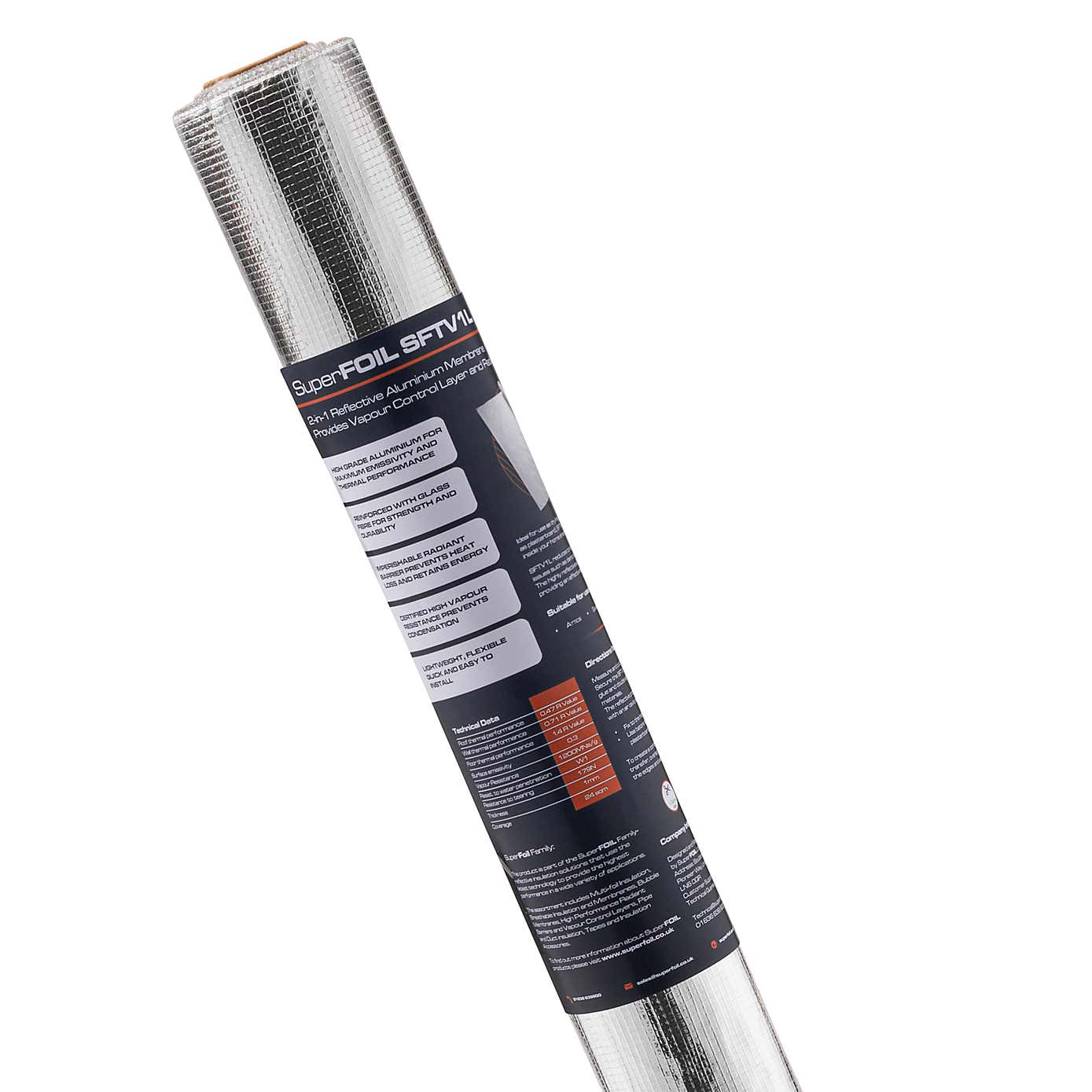 SuperFOIL SFTV1L Reflective Membrane 1.2m x 20m