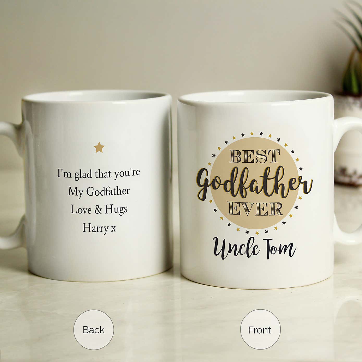 Personalised Best Godfather Mug