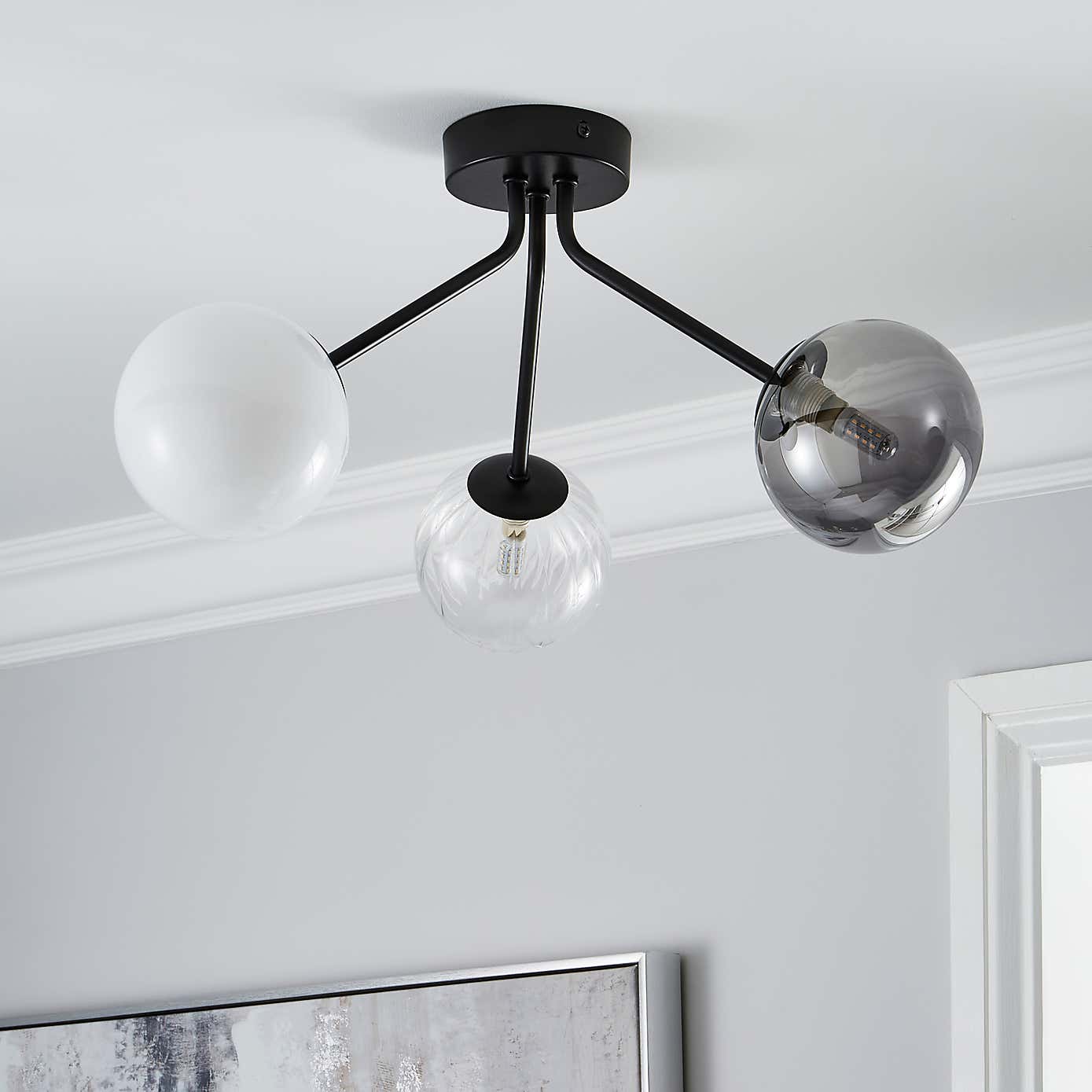 Nila 3 Light Ceiling Fitting