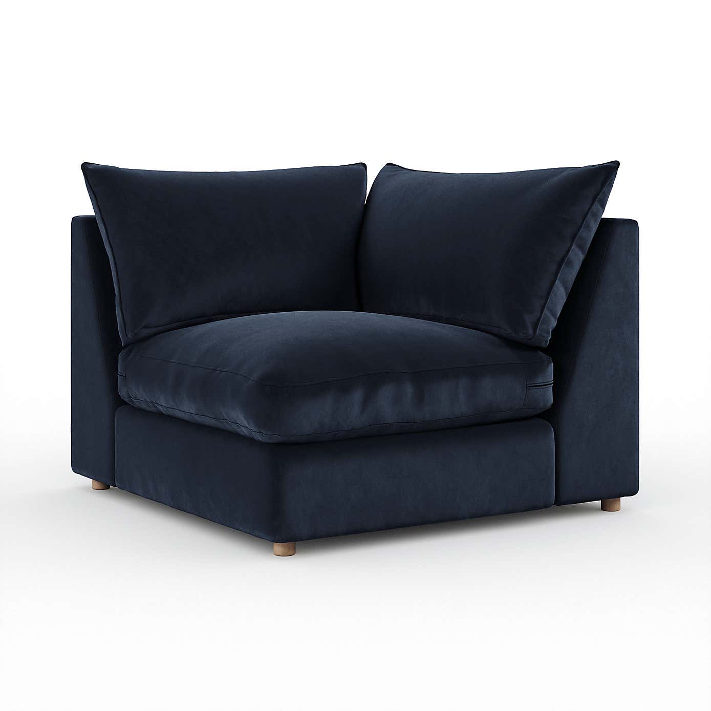 Full Circle Austin Cosy Velvet Modular Corner Piece
