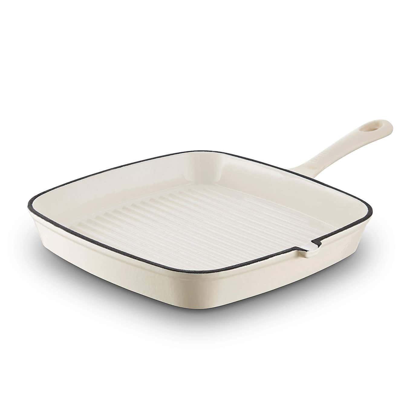 Barbary & Oak Cast Iron Grill Pan, 23cm