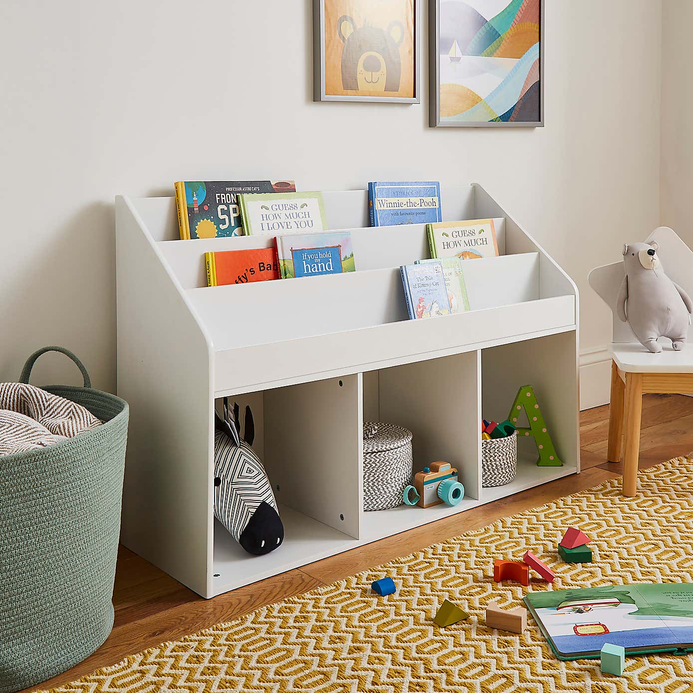 Kid's Casey Wide Storage Bookcase