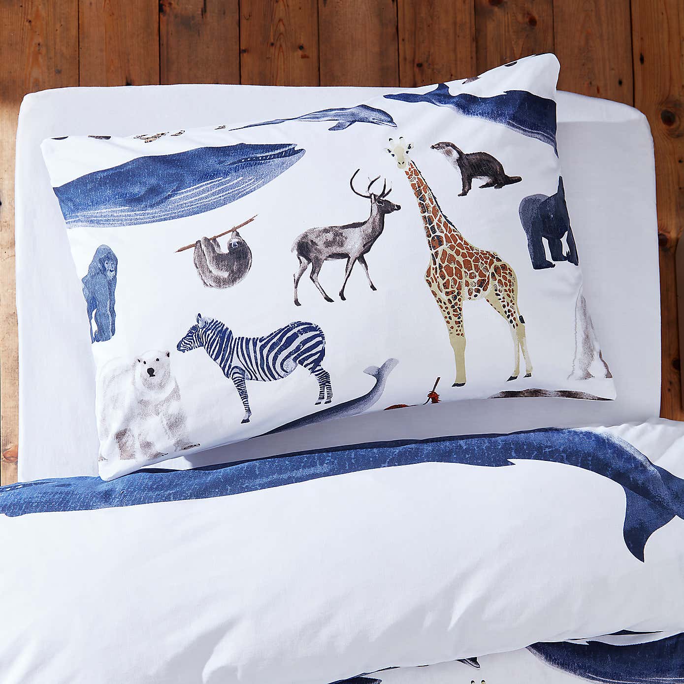 Mammals Duvet Cover and Pillowcase Set