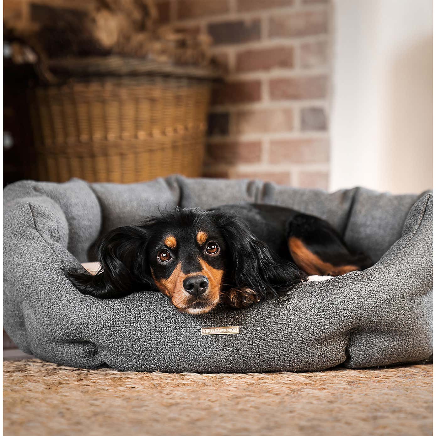 Lords and Labradors Essentials Herdwick Oval Dog Bed