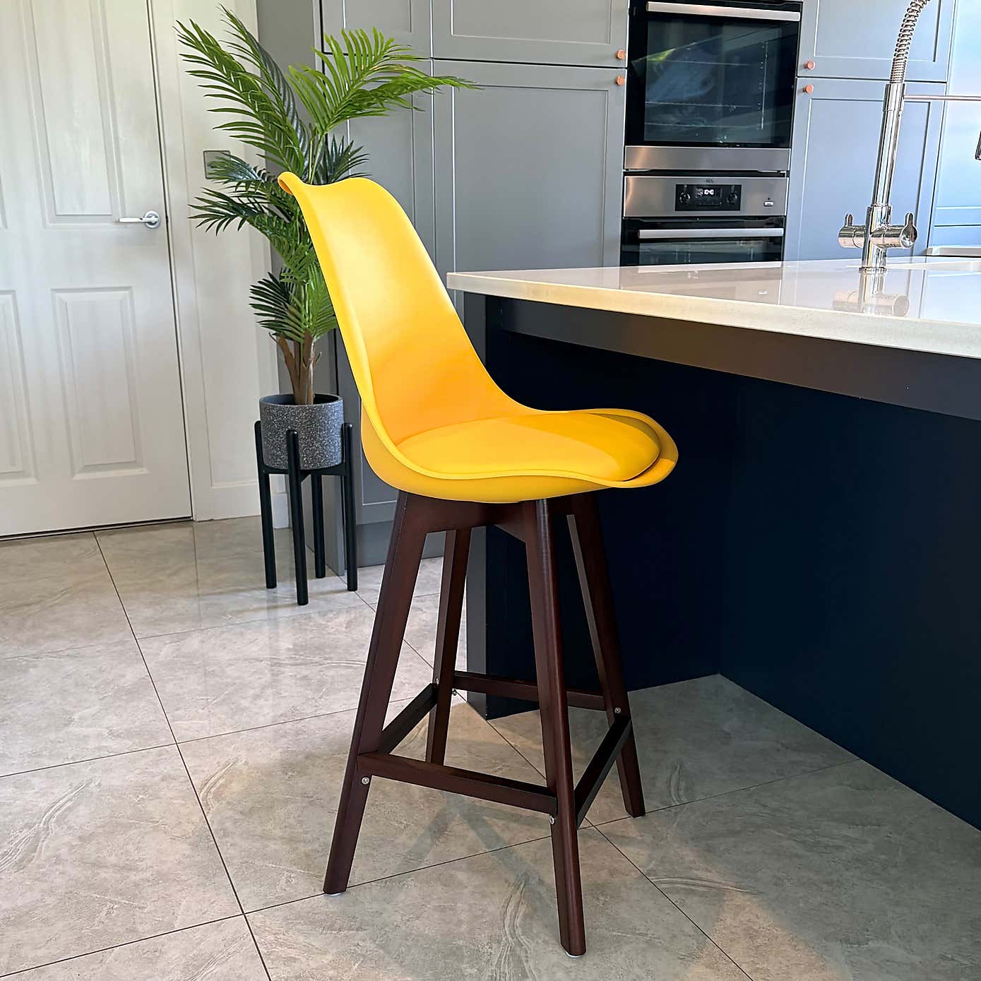 Fusion Living Soho Plastic Bar Stool
