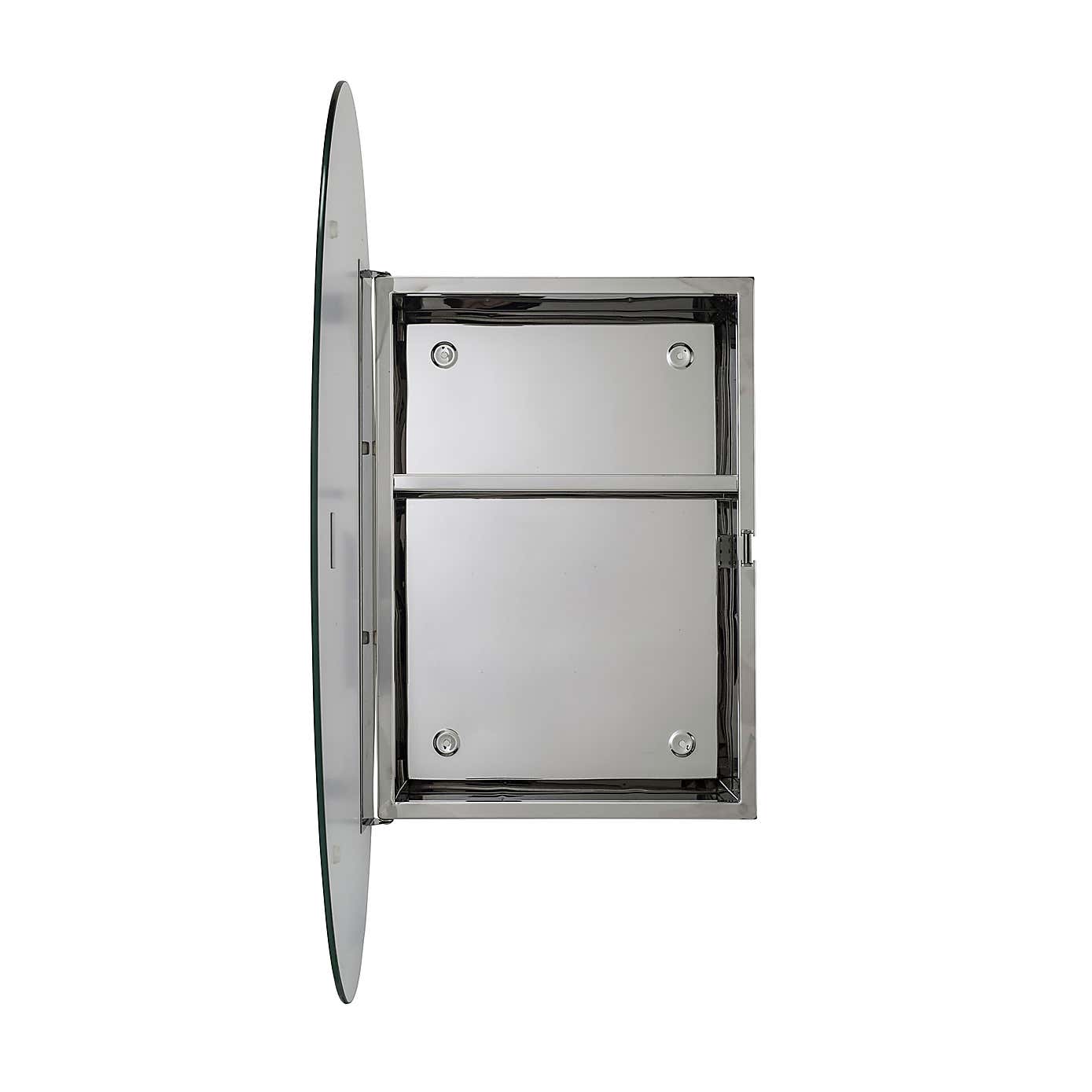 Tay Oval Stainless Steel Cabinet